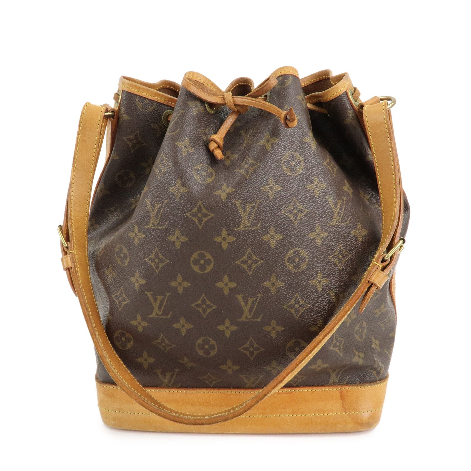 Louis-Vuitton-Monogram-Noe-Shoulder-Bag-Hand-Bag-Brown-M42224