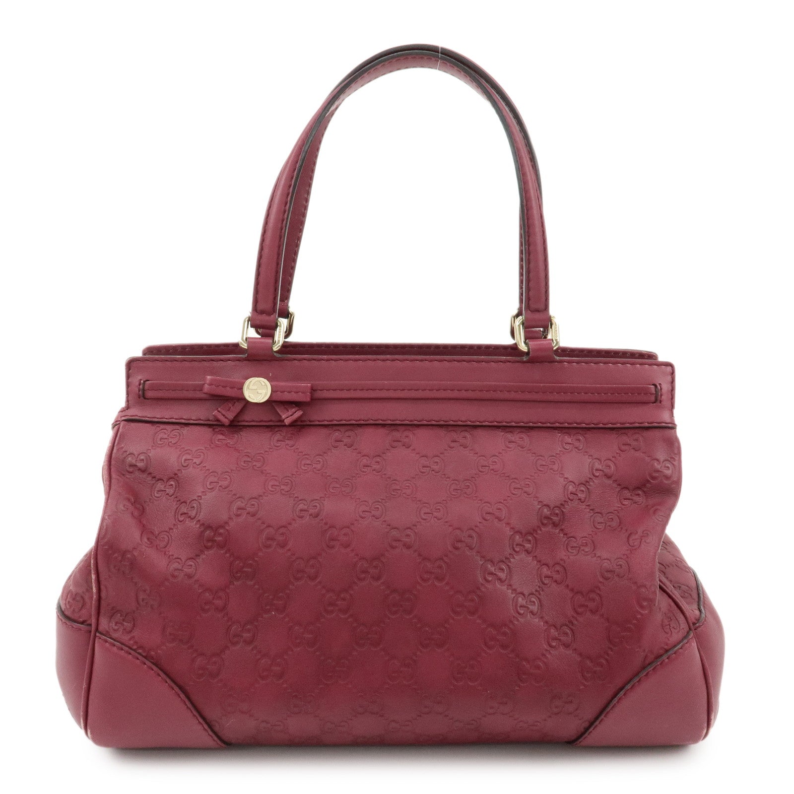 GUCCI-Guccissima-Princy-Leather-Tote-Bag-Bordeaux-257063