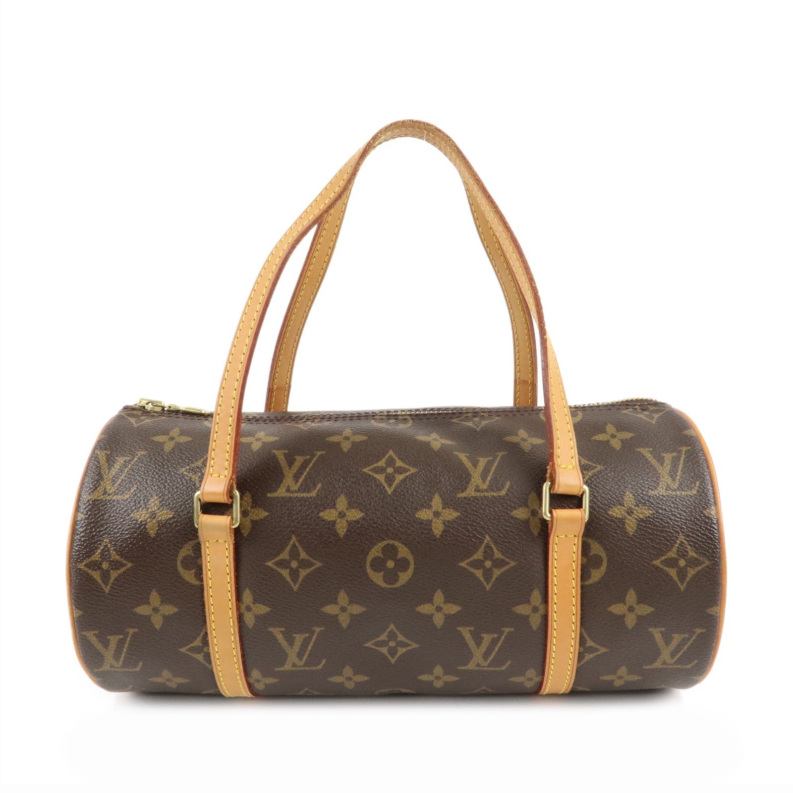 Louis-Vuitton-Monogram-Papillon-26-Hand-Bag-New-Style-Brown-M51386