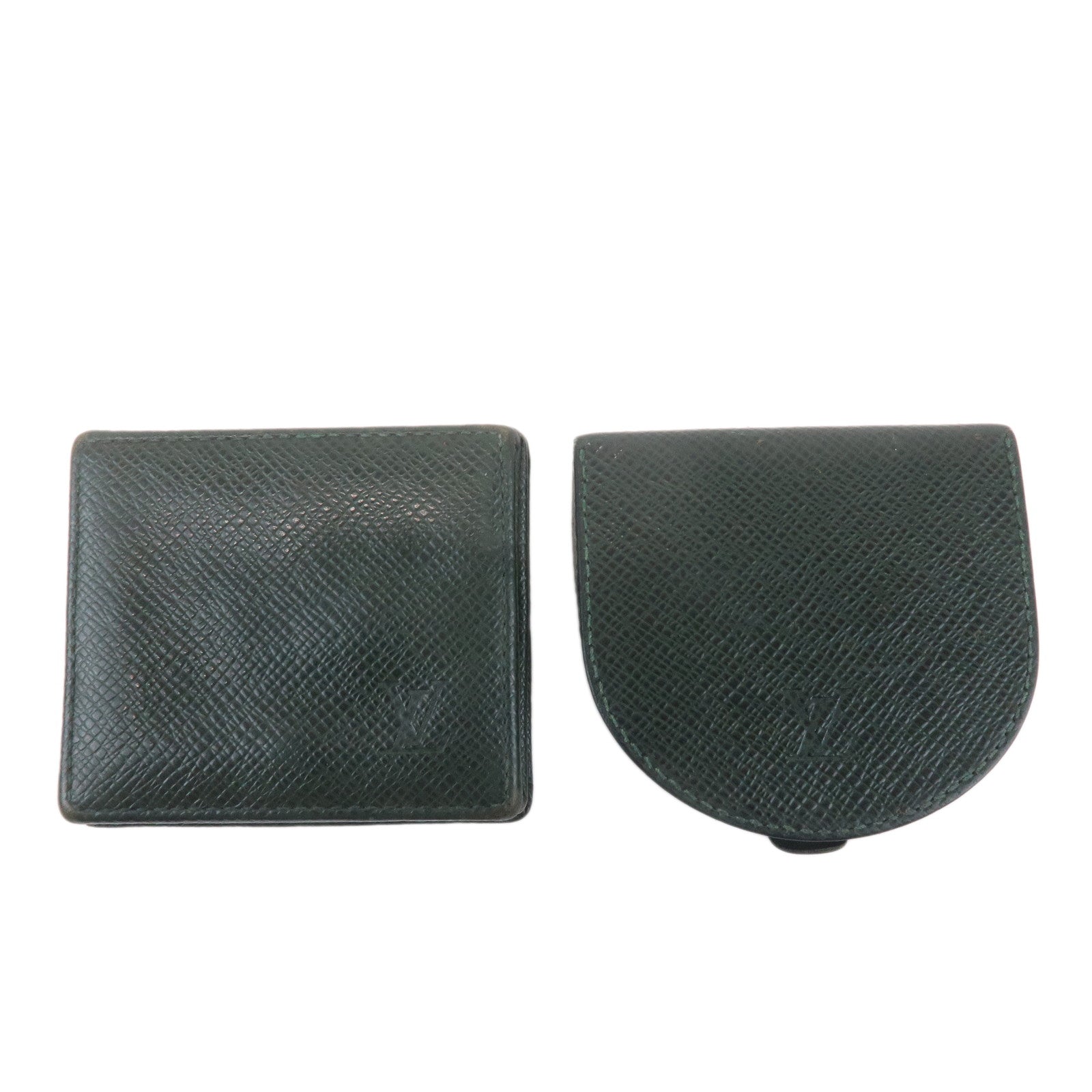 Louis Vuitton Taiga Set of 2 Coin Case Epicea M30388 M64424