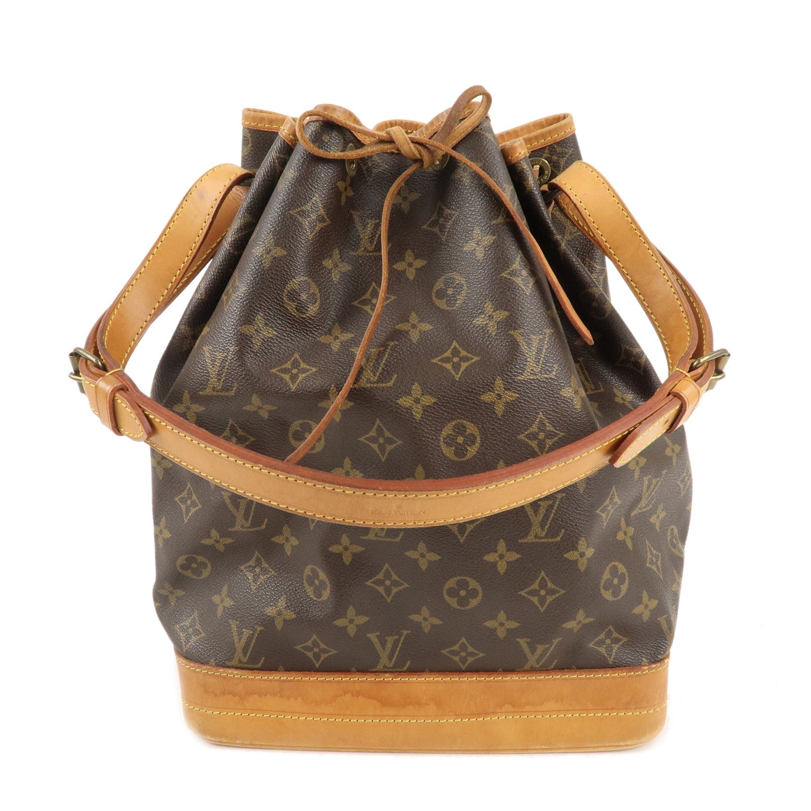 Louis-Vuitton-Monogram-Noe-Shoulder-Bag-Hand-Bag-Brown-M42224