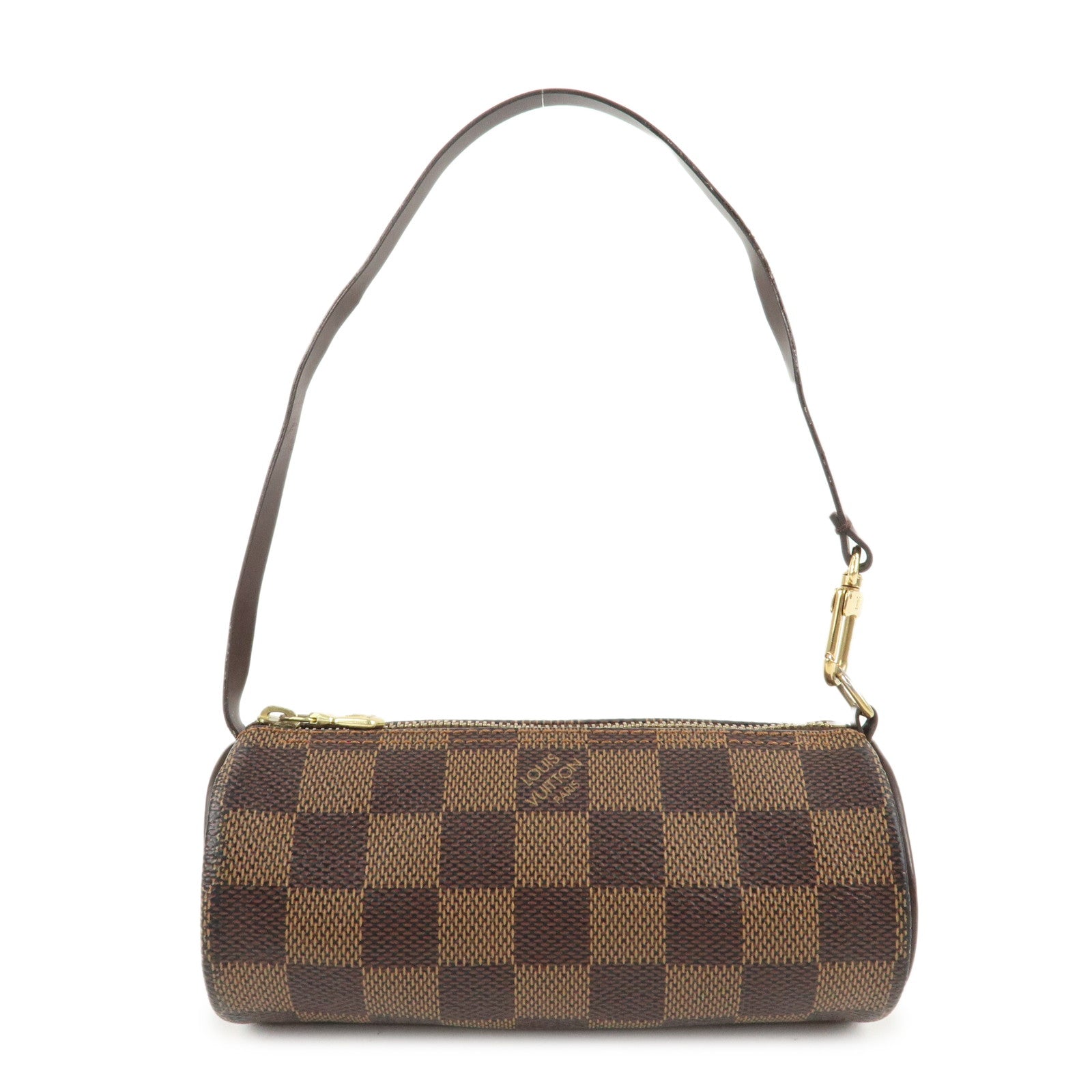 Louis-Vuitton-Damier-Ebene-Pouch-For-Papillon-Bag-Brown