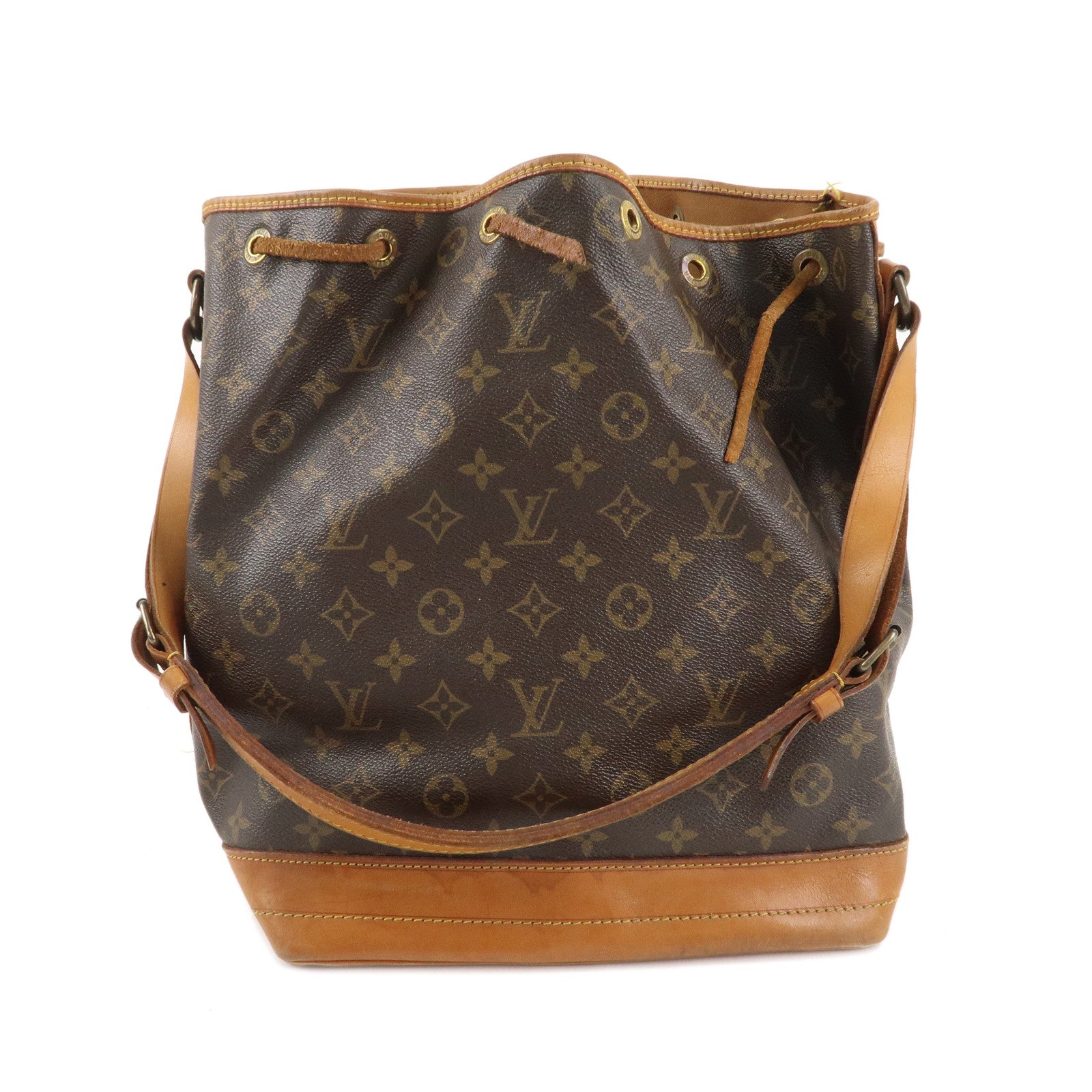 Louis-Vuitton-Monogram-Noe-Shoulder-Bag-Hand-Bag-Brown-M42224