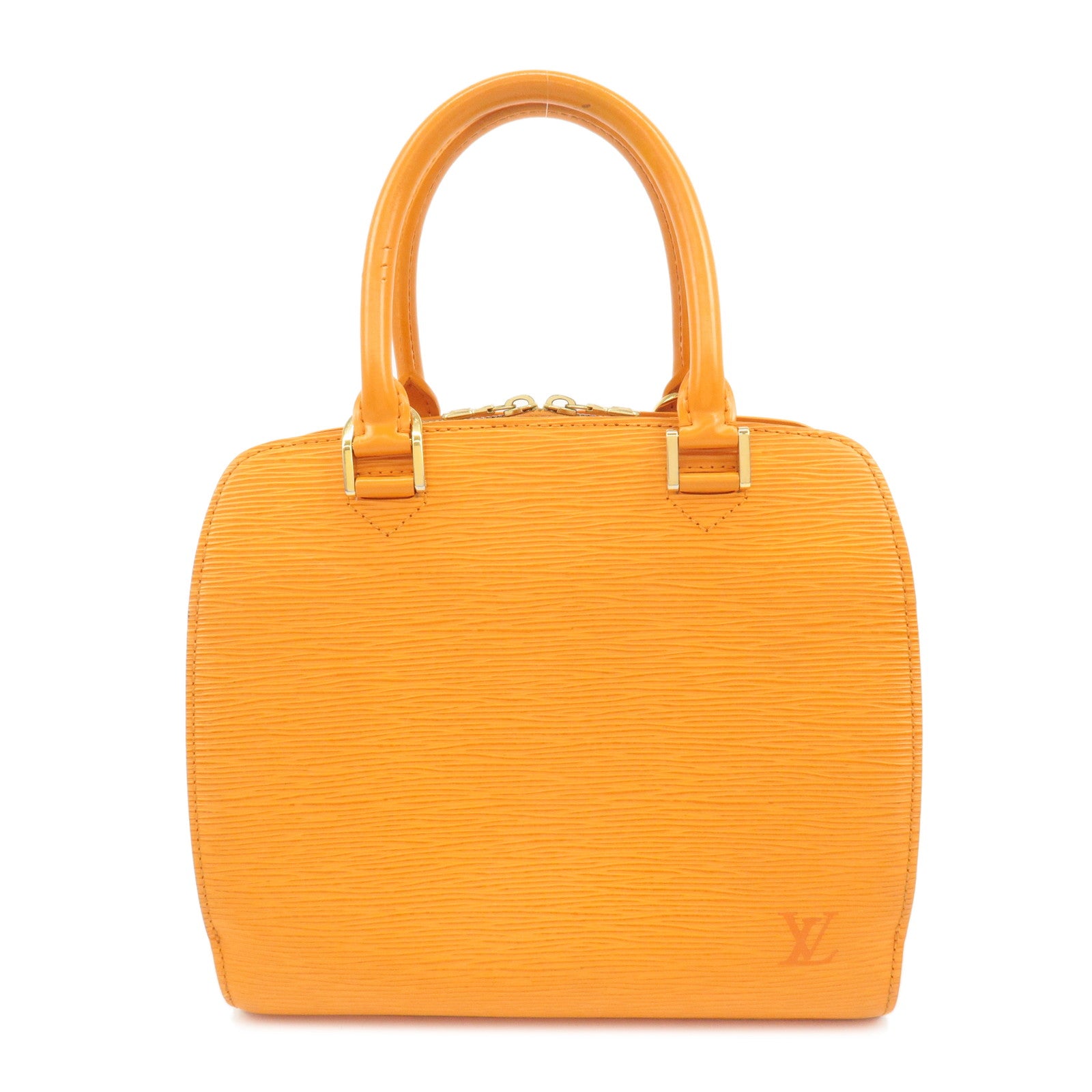 Louis-Vuitton-Epi-Pont-Neuf-Hand-Bag-Mandarin-Orange-M5205H