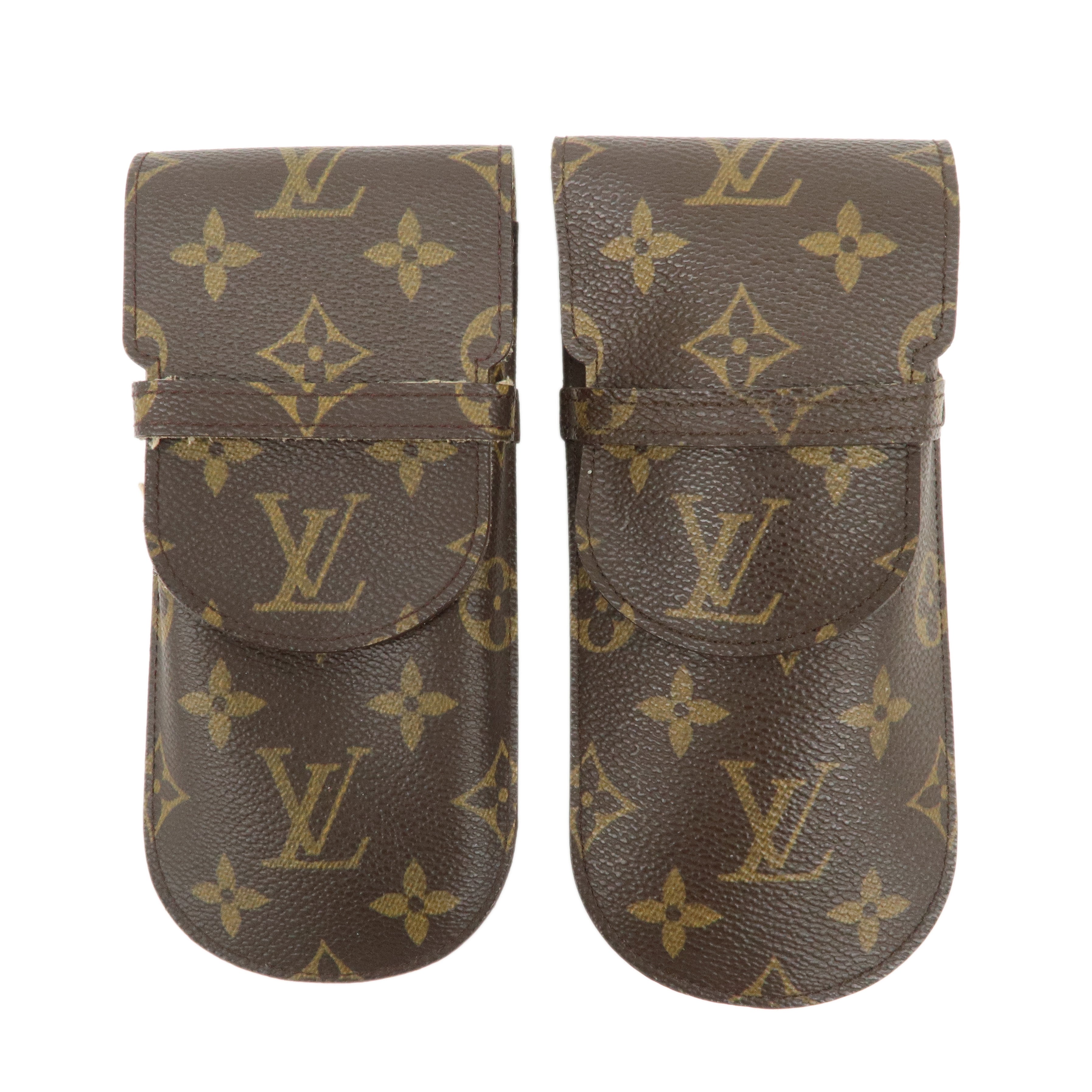 Louis-Vuitton-Monogram-Set-of-2-etui-a-lunettes-lavel-Glasses-Case