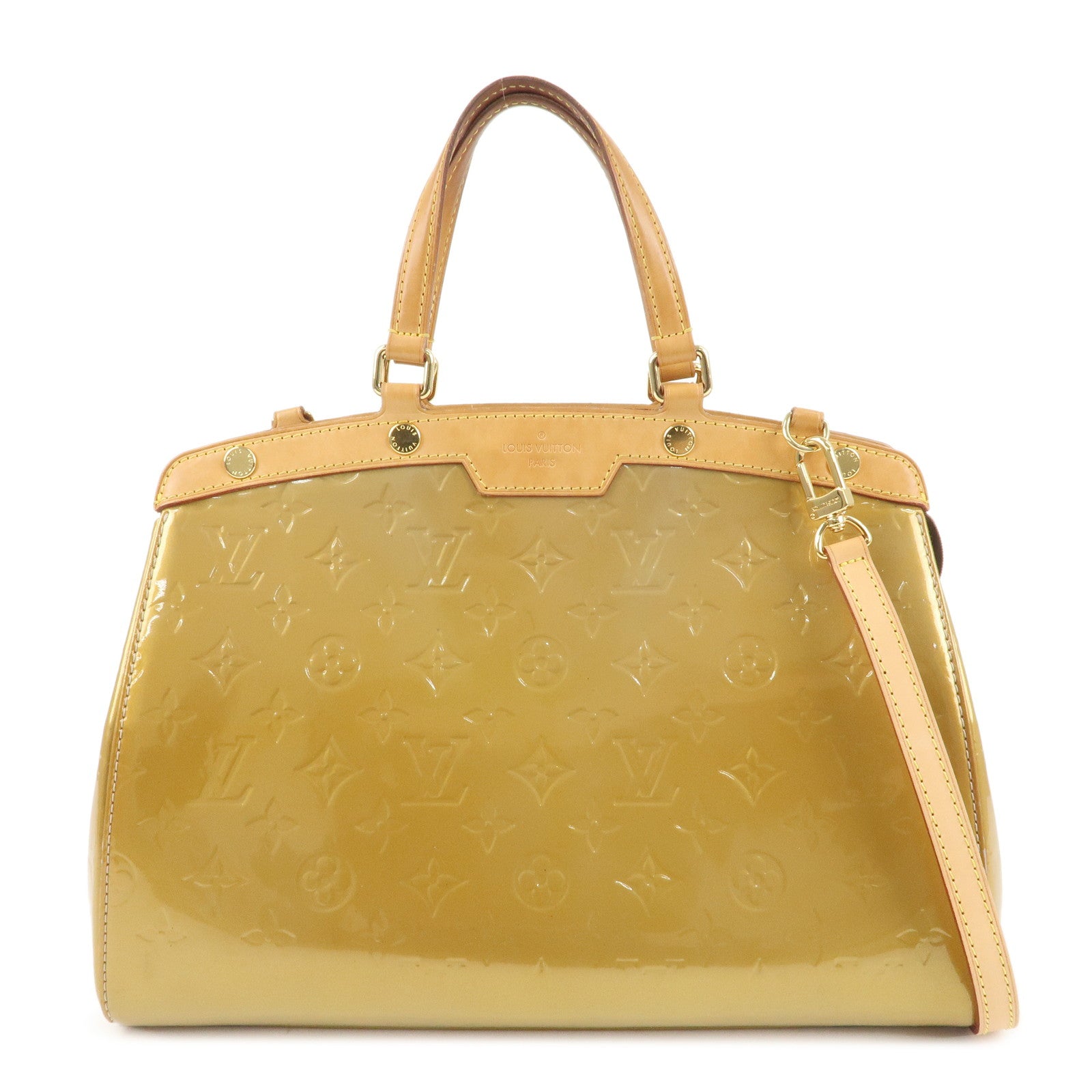 Louis-Vuitton-Monogram-Vernis-Blair-MM-Hand-Bag-M91755-Beige