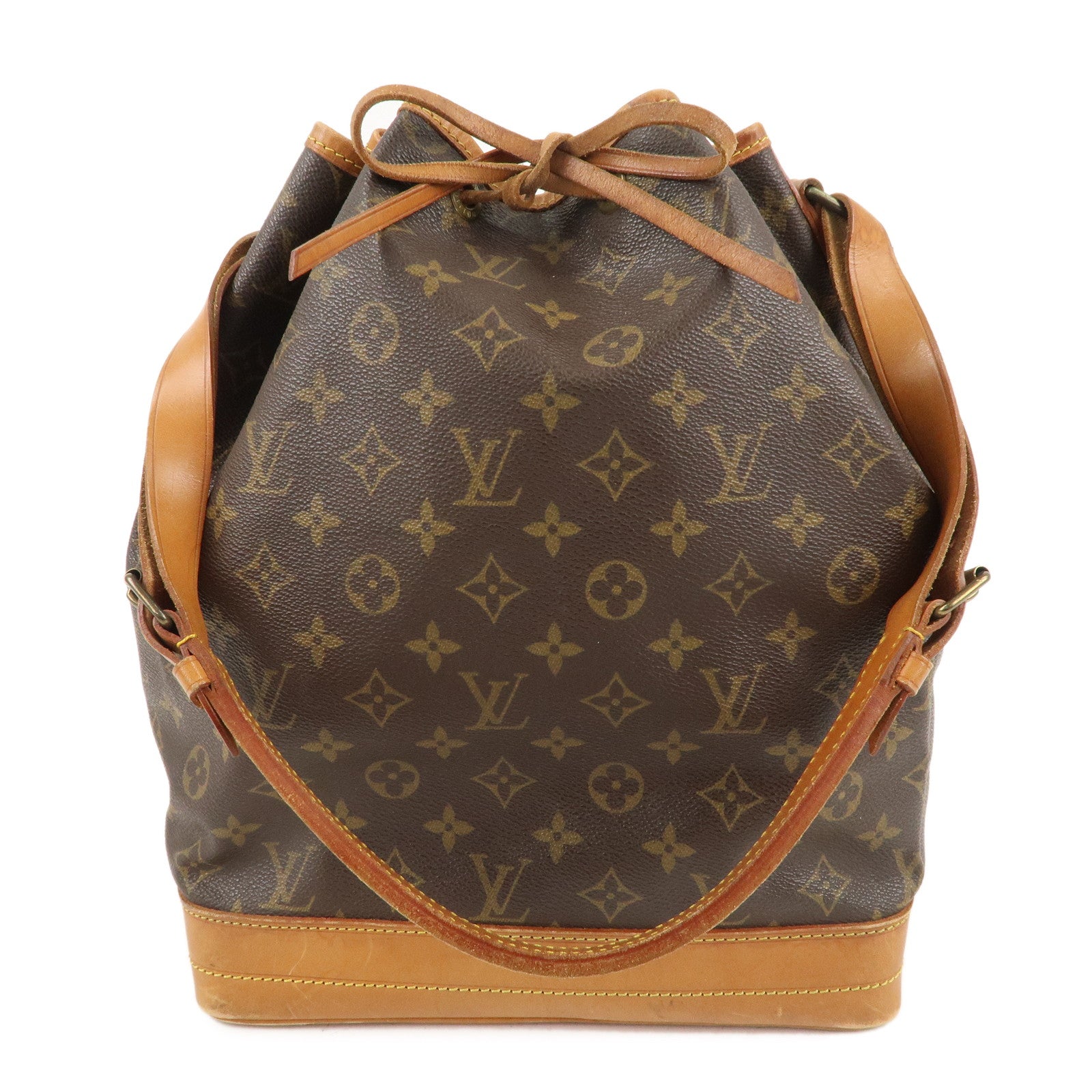 Louis-Vuitton-Monogram-Noe-Shoulder-Bag-Hand-Bag-Brown-M42224