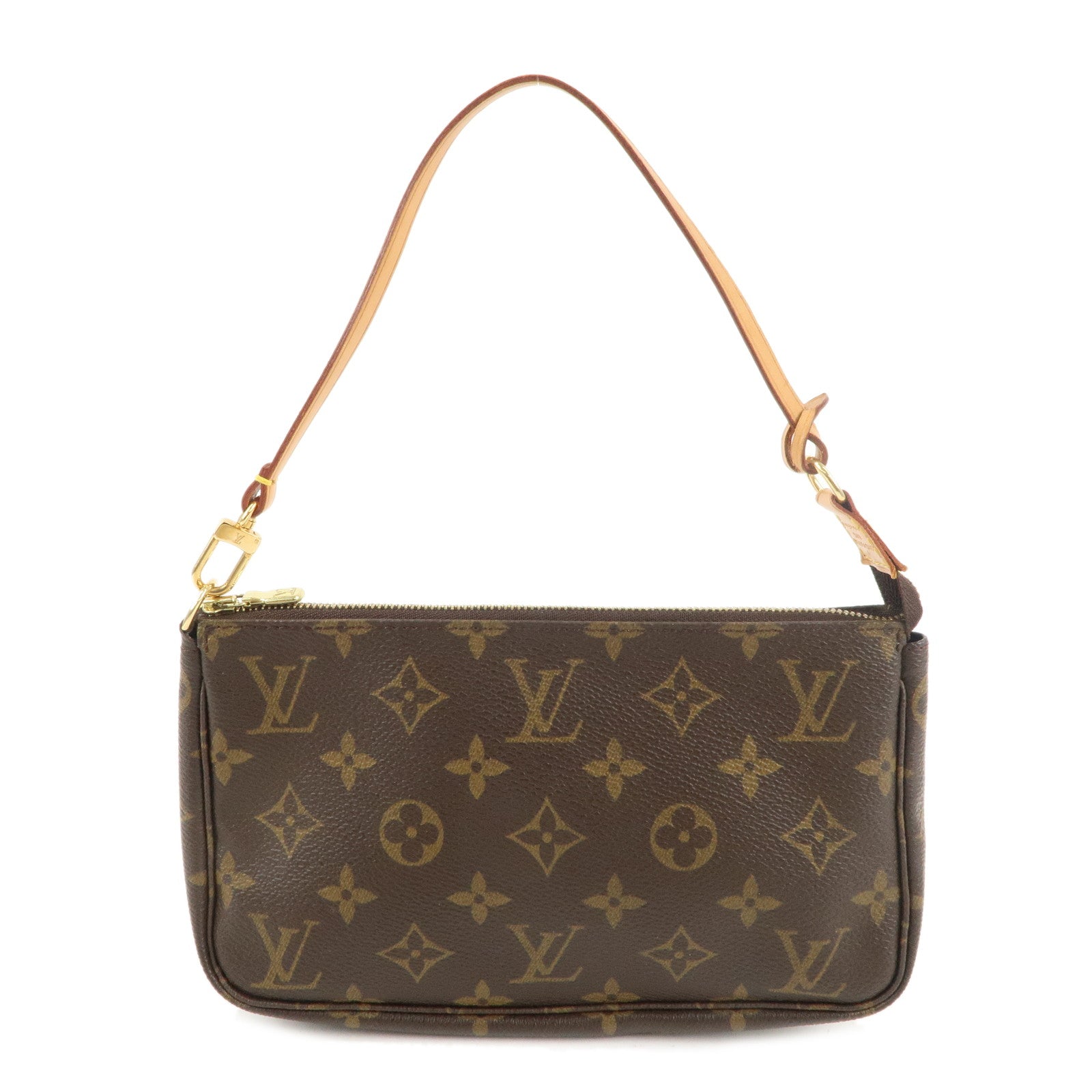 Louis Vuitton Monogram Pochette Accessoir Hand Bag Brown M51980