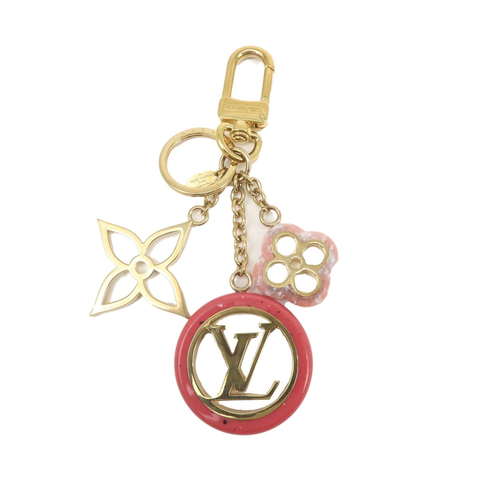 Louis Vuitton Porte Cles Color Line Charm Key Ring M64525