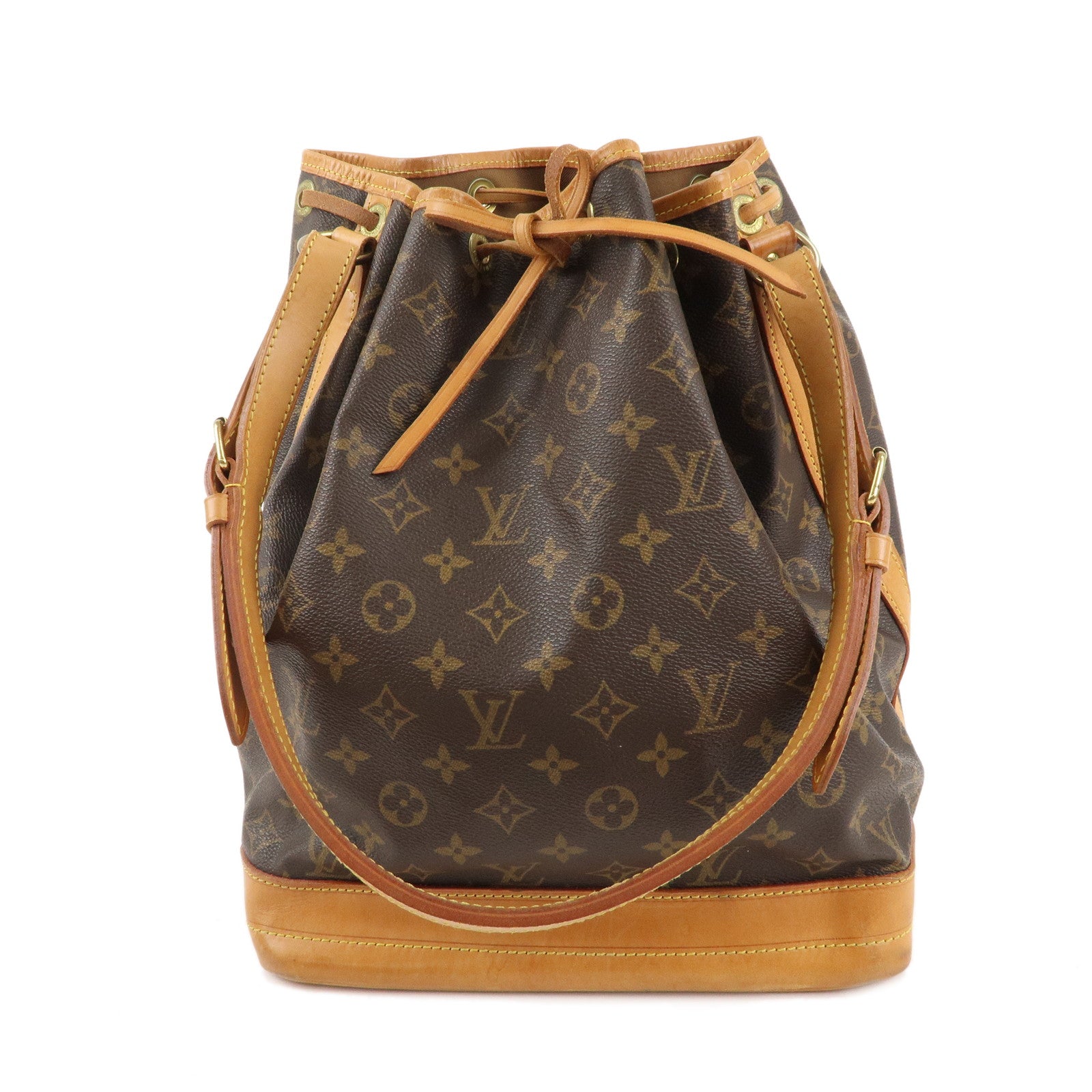 Louis-Vuitton-Monogram-Noe-Shoulder-Bag-Hand-Bag-Brown-M42224