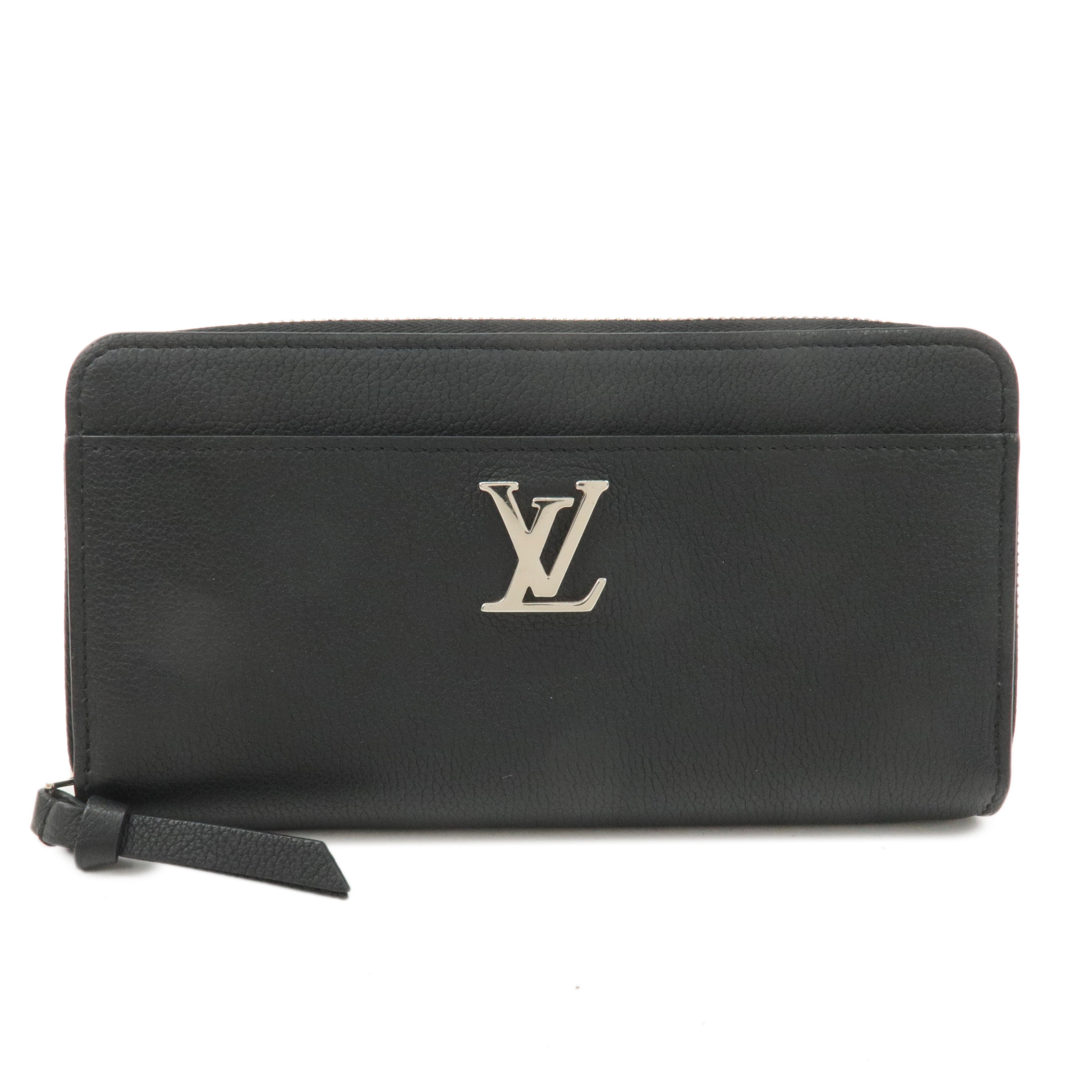 Louis Vuitton Leather Lockme Zippy Wallet Long Wallet M62622