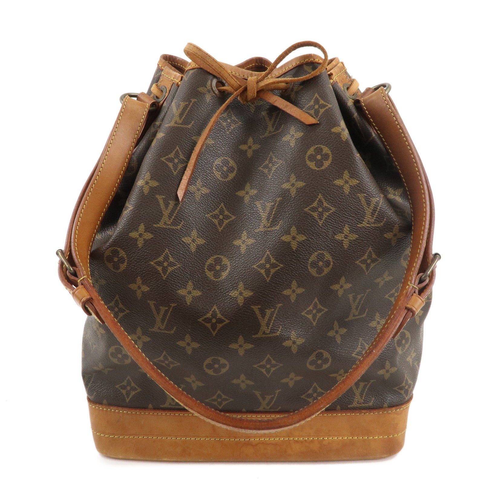 Louis Vuitton Monogram Noe Shoulder Bag Hand Bag Brown M42224