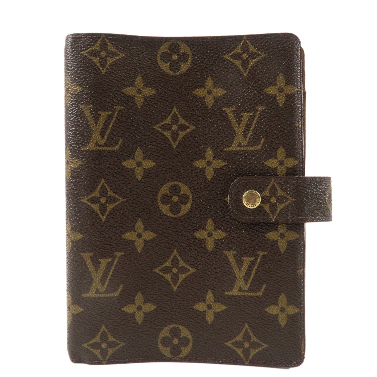 Louis-Vuitton-Monogram-Agenda-MM-Planner-Cover-Brown-R20004