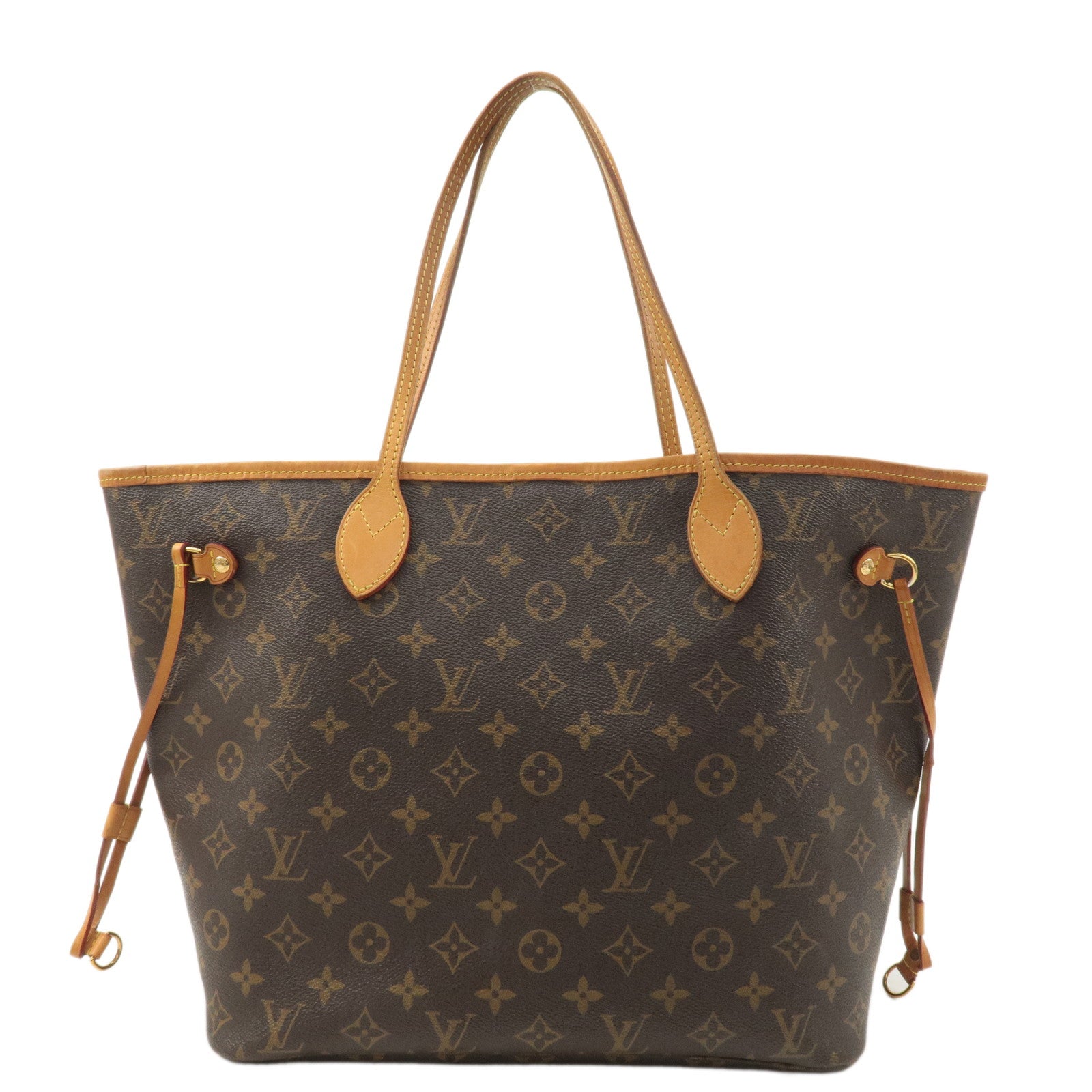 Louis Vuitton Monogram Neverfull MM Tote Bag Brown M41178