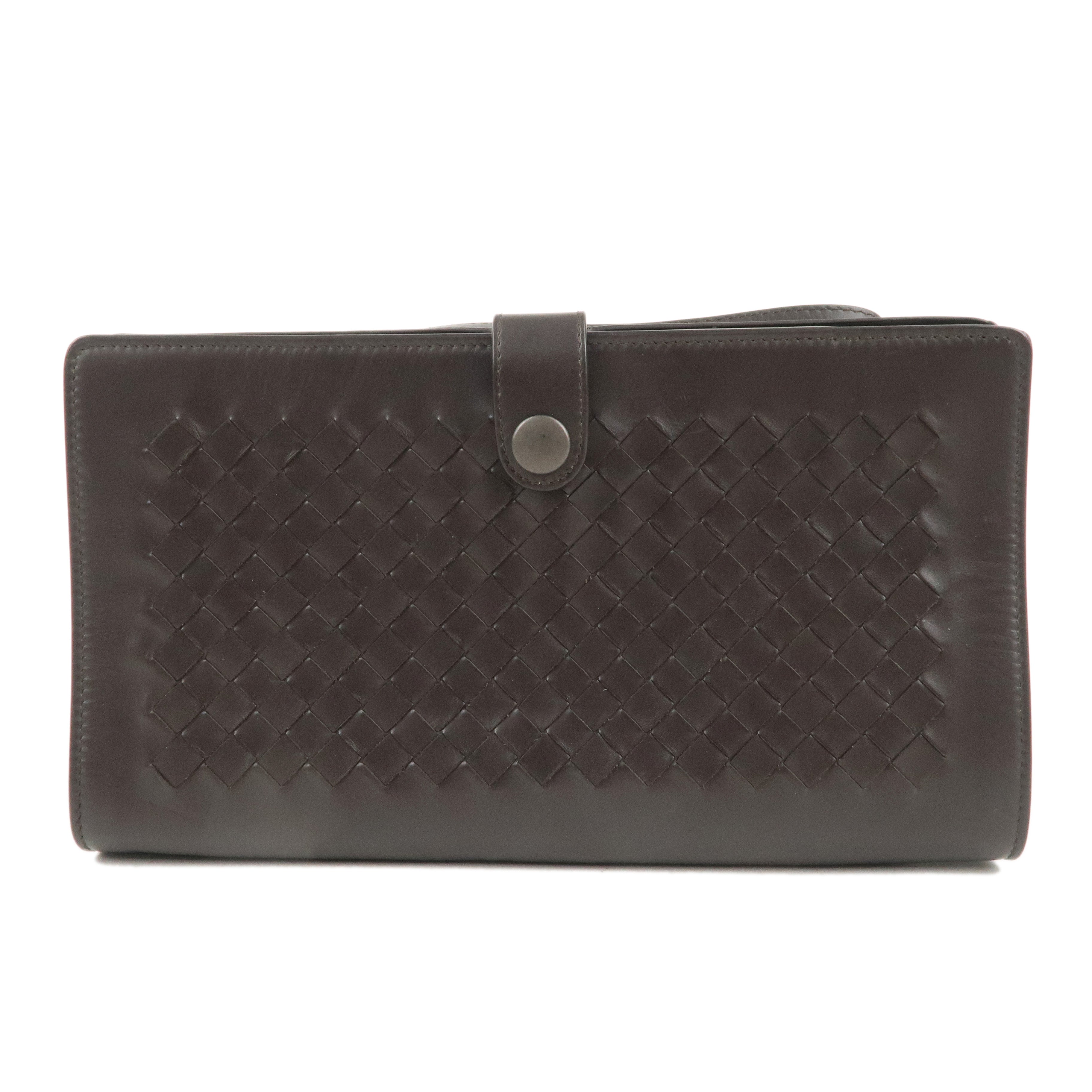 BOTTEGA VENETA Intrecciato Leather Second Bag Clutch Bag