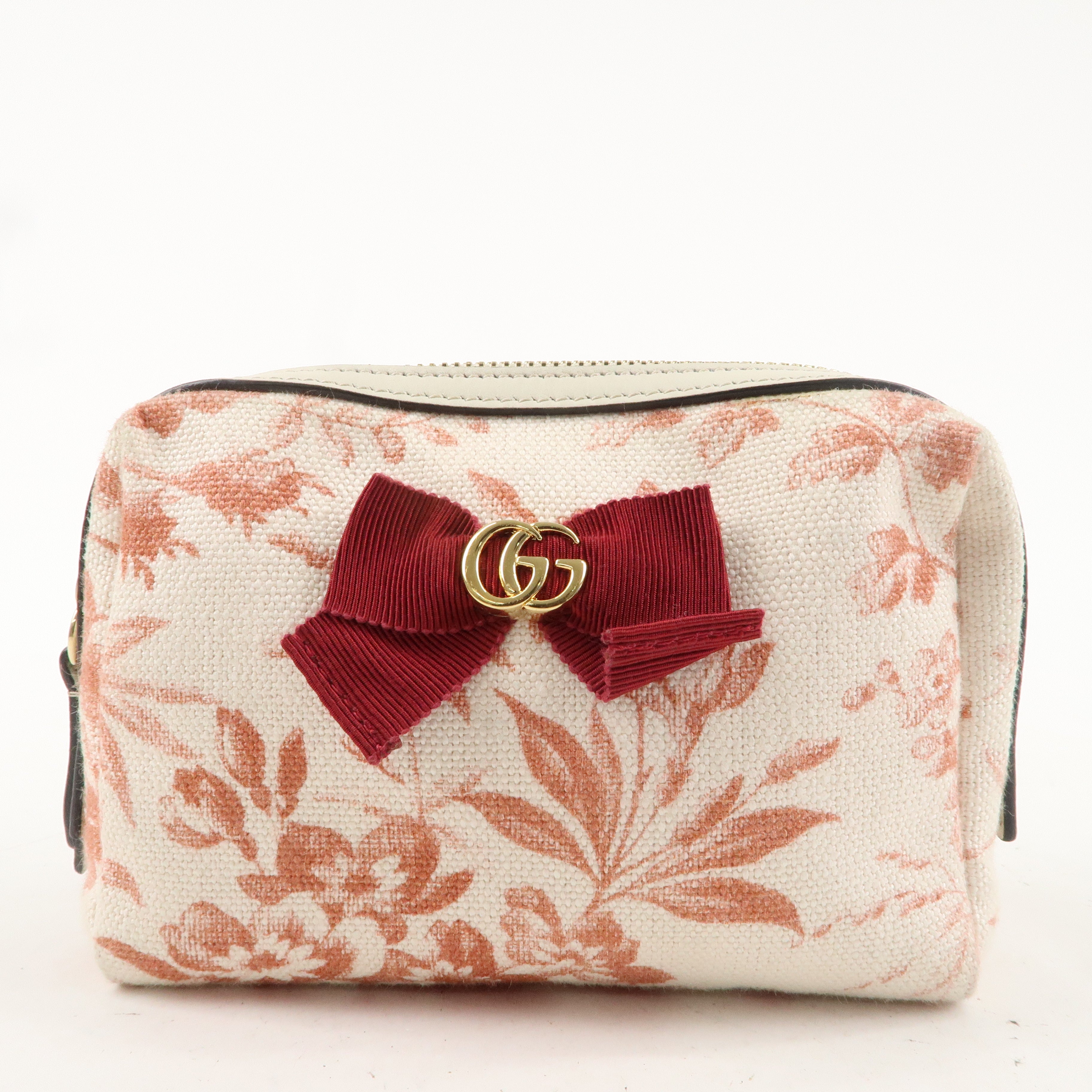 GUCCI-GG-Marmont-Canvas-Herbarium-Cosmetic-Pouch-Japan-Limited