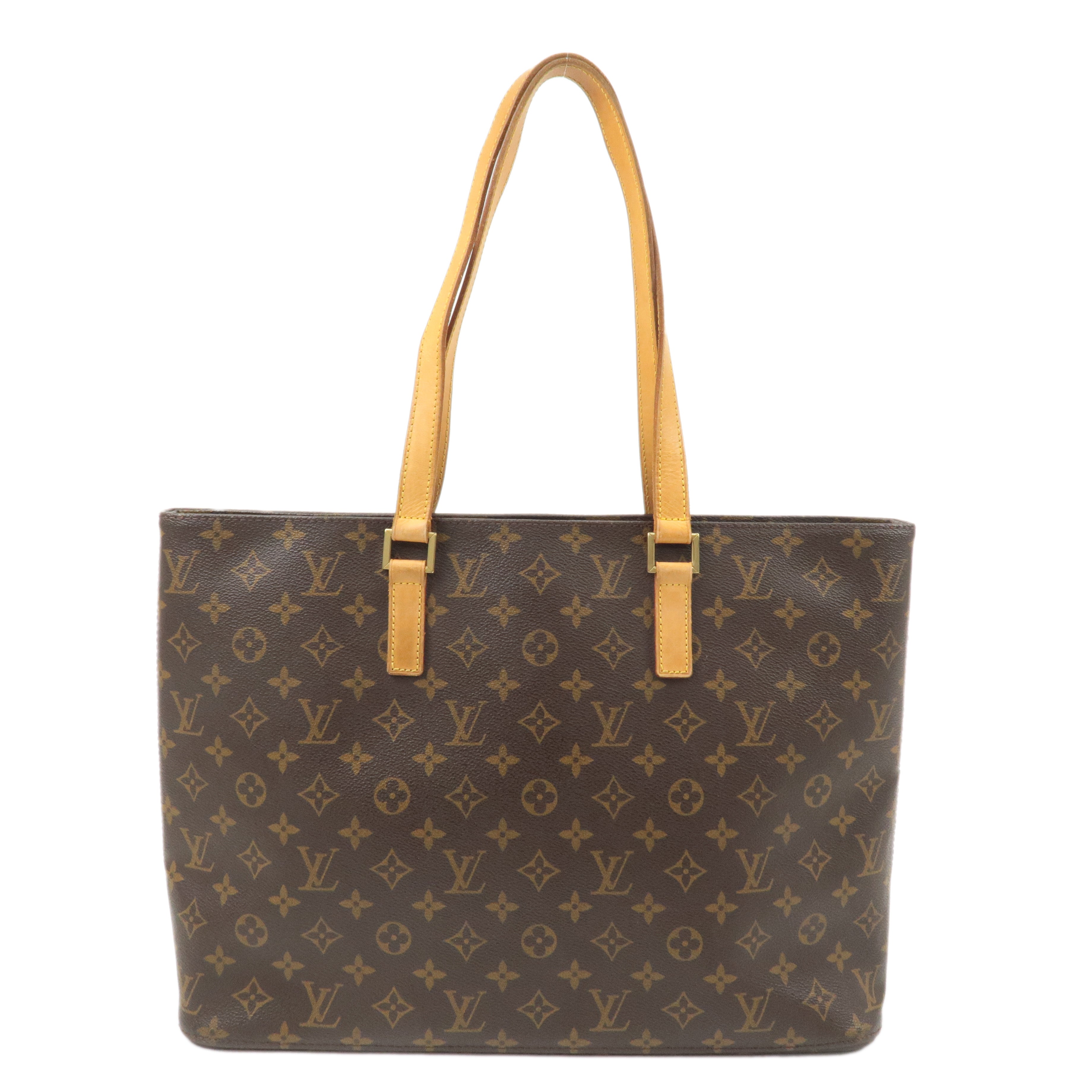 Louis Vuitton Monogram Luco Tote Bag Hand Bag Brown M51155