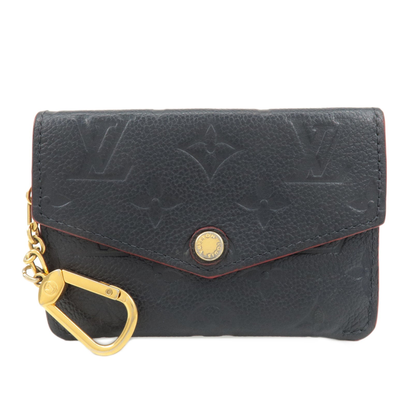 AuthLouis-Vuitton-Monogram-Empreinte-Pochette-Cles-Coin-Case-M62017