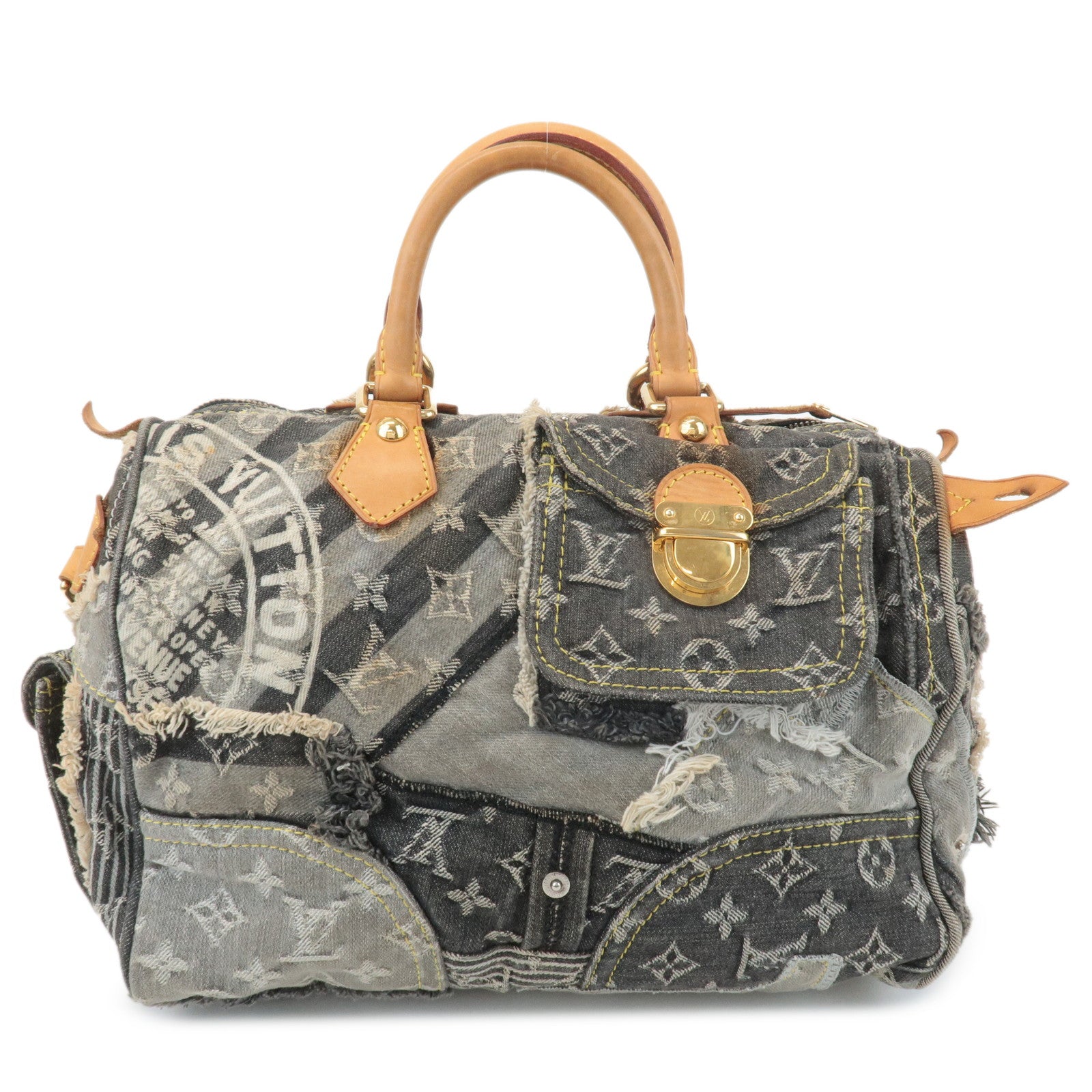 Louis-Vuitton-Monogram-Denim-Patchwork-Speedy-30-Hand-Bag-M95381