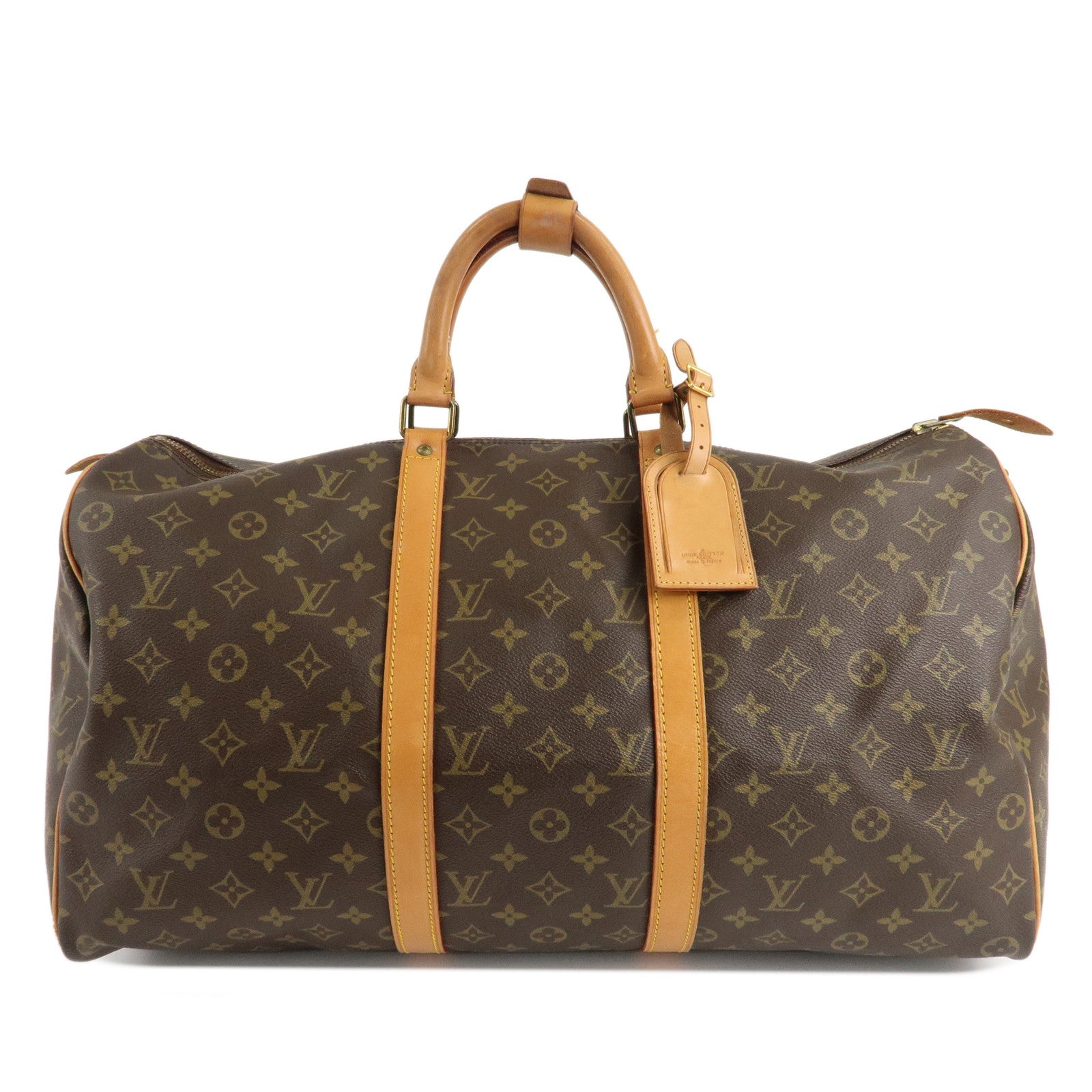 Louis-Vuitton-Monogram-Keep-All-50-Bag-Boston-Bag-Brown-M41426