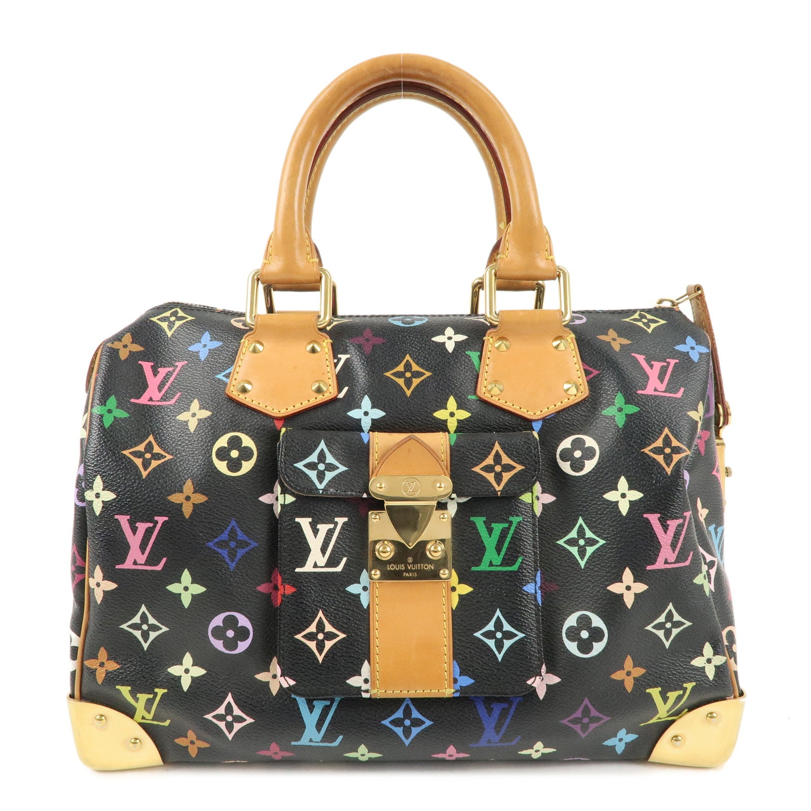 Louis-Vuitton-Monogram-Multi-Color-Speedy-30-Hand-Bag-M92642