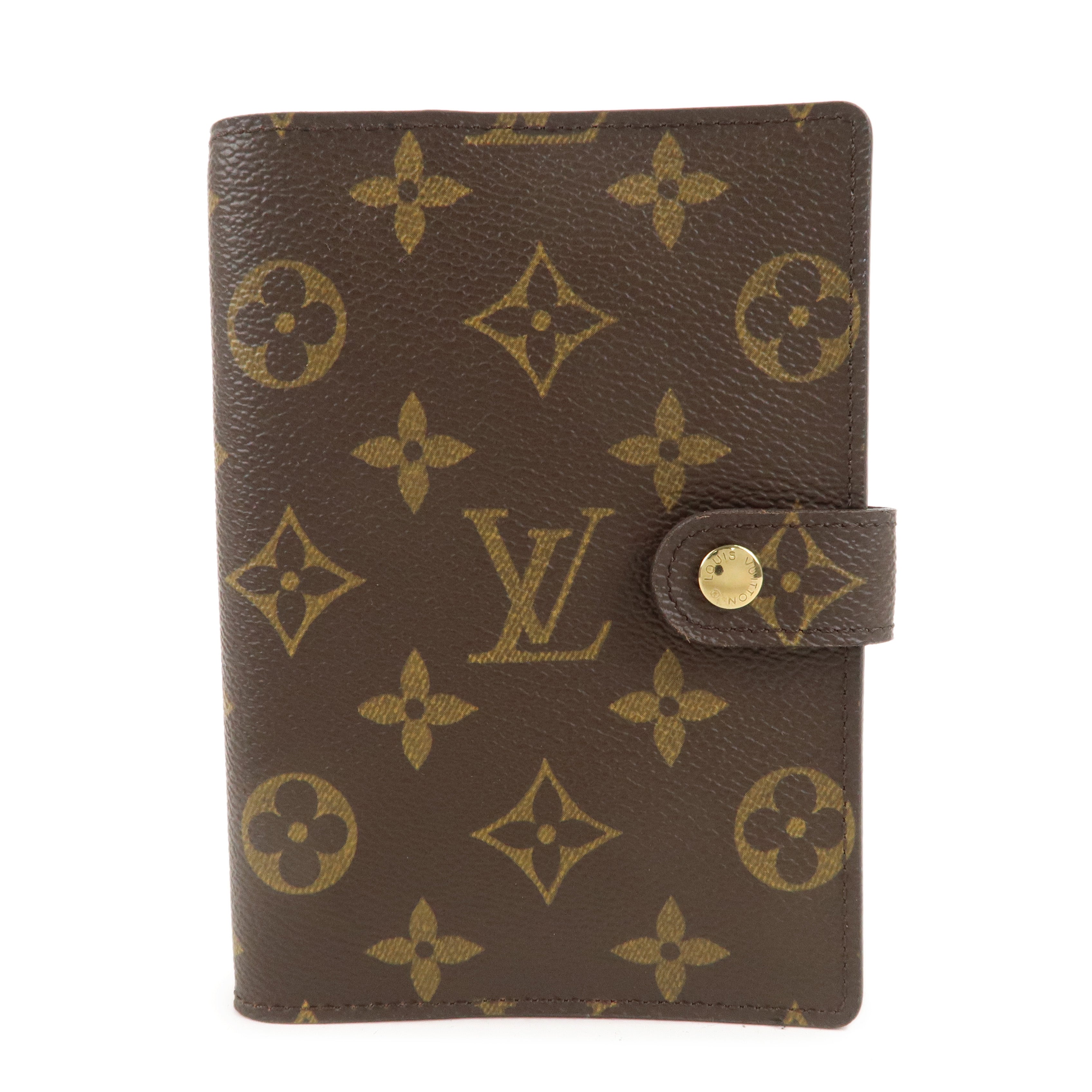 Louis Vuitton Monogram Agenda PM Planner Cover Brown R20005