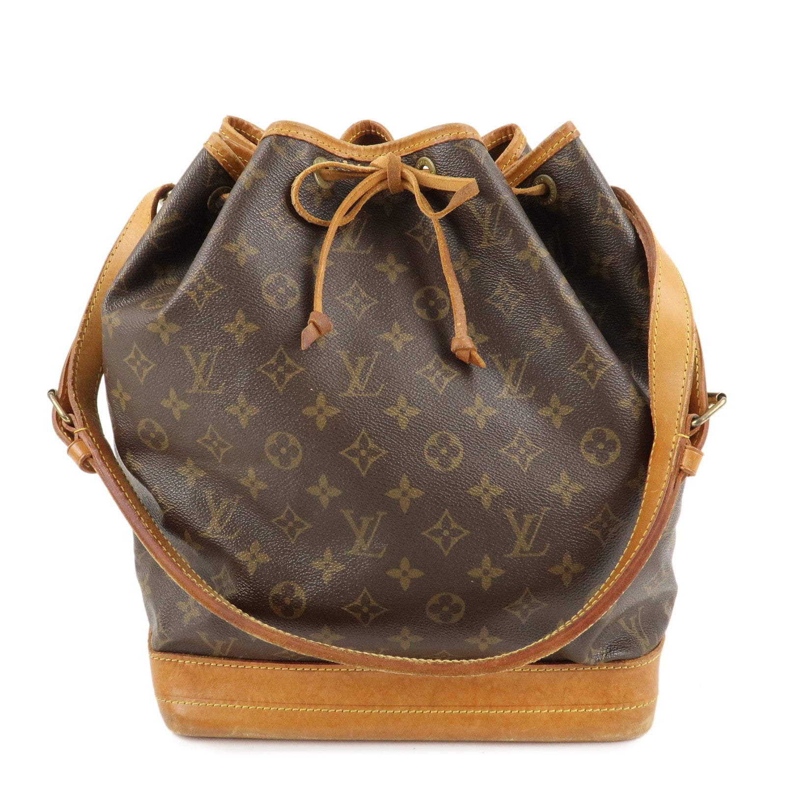 Louis-Vuitton-Monogram-Noe-Shoulder-Bag-Hand-Bag-Brown-M42224