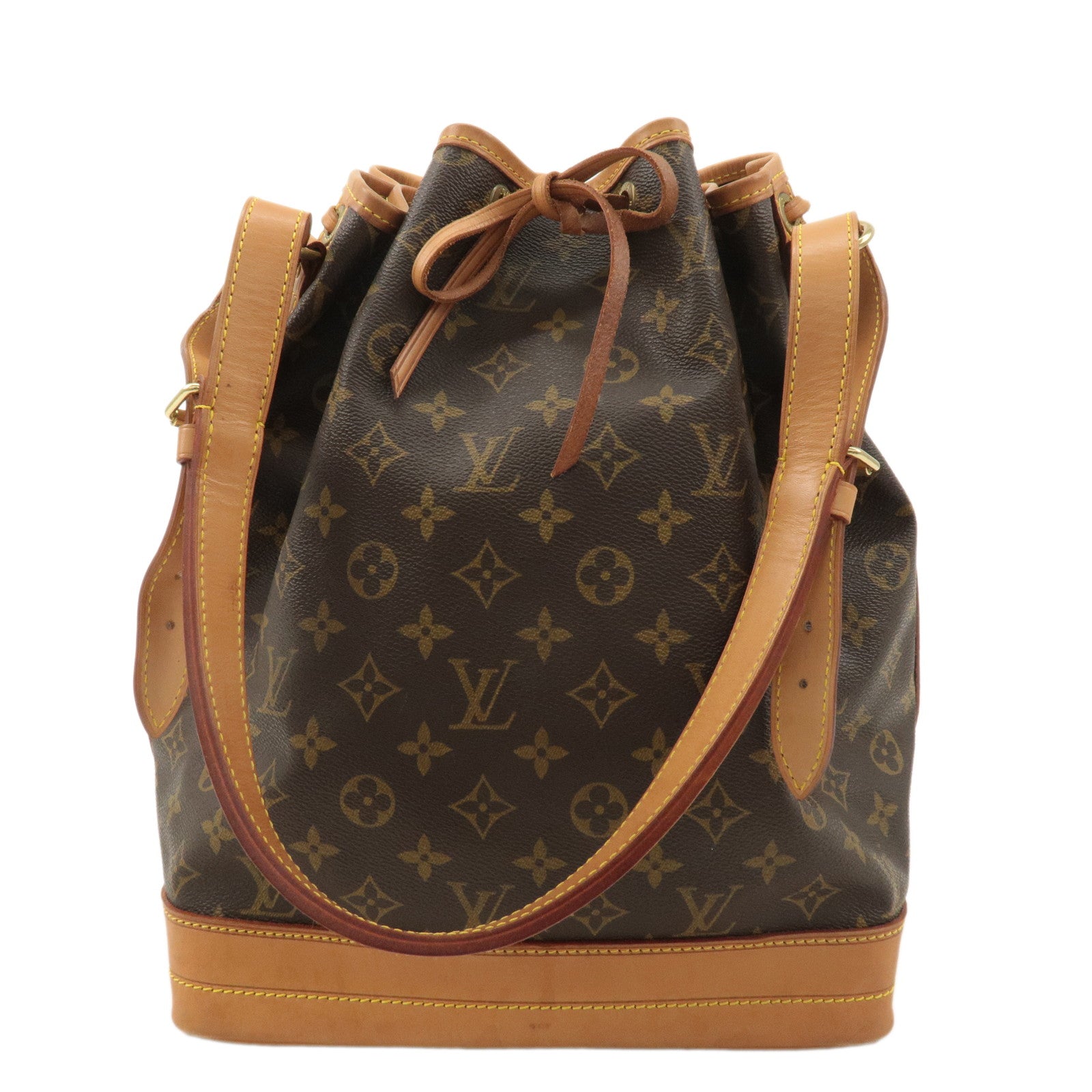 Louis-Vuitton-Monogram-Noe-Shoulder-Bag-Hand-Bag-Brown-M42224