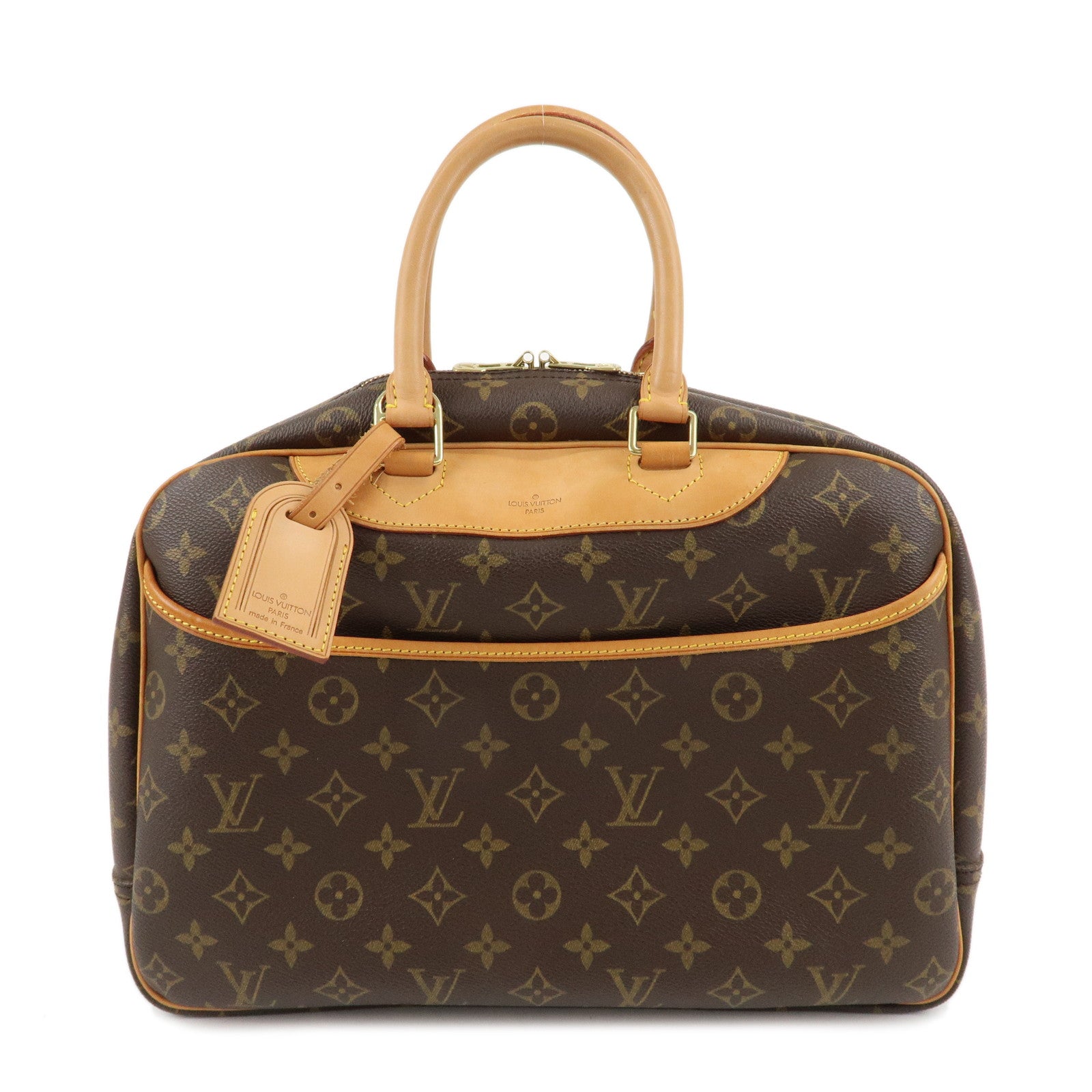 Louis-Vuitton-Monogram-Deauville-Hand-Bag-Brown-M47270