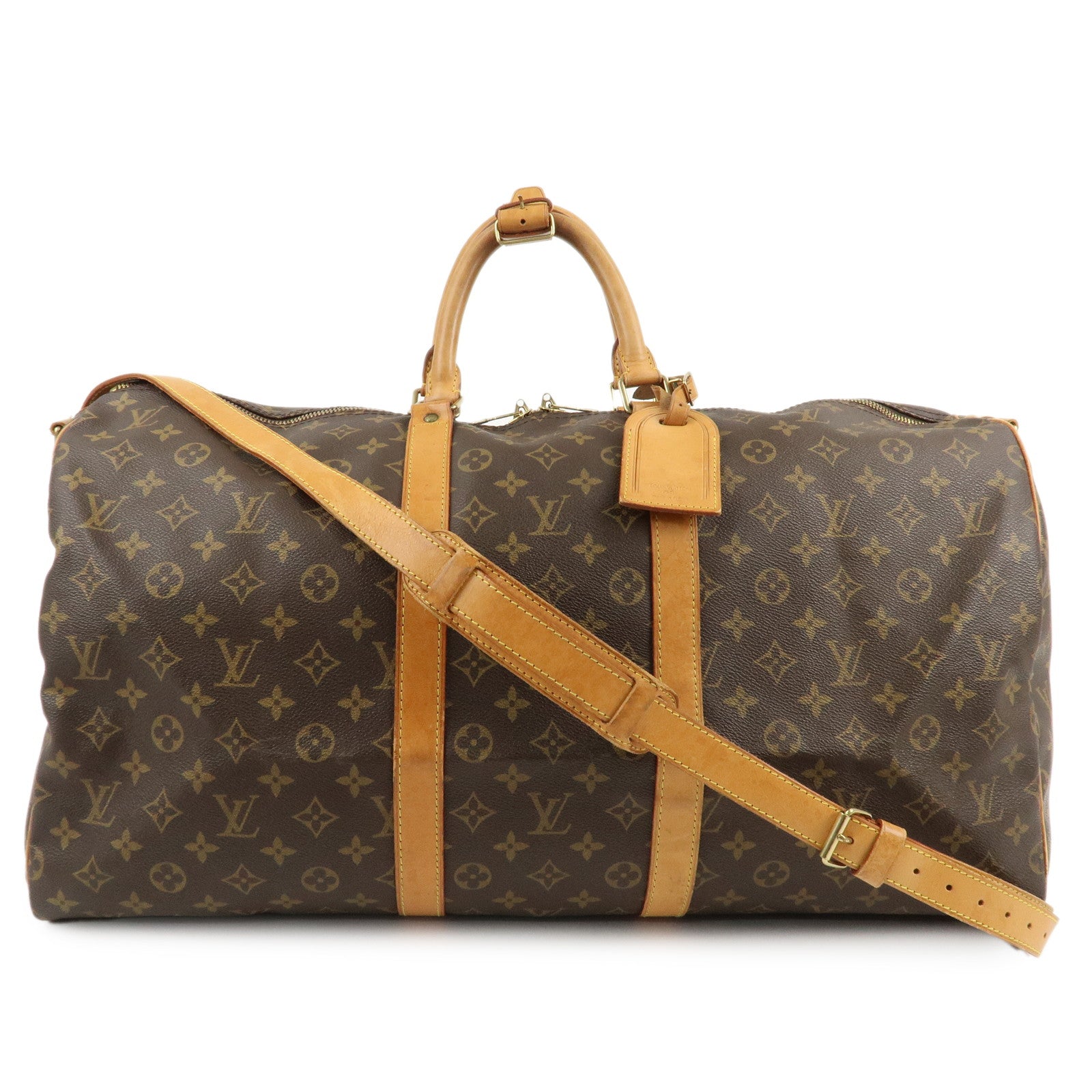 Louis-Vuitton-Monogram-Keep-All-Bandouliere-55-Brown-M41414