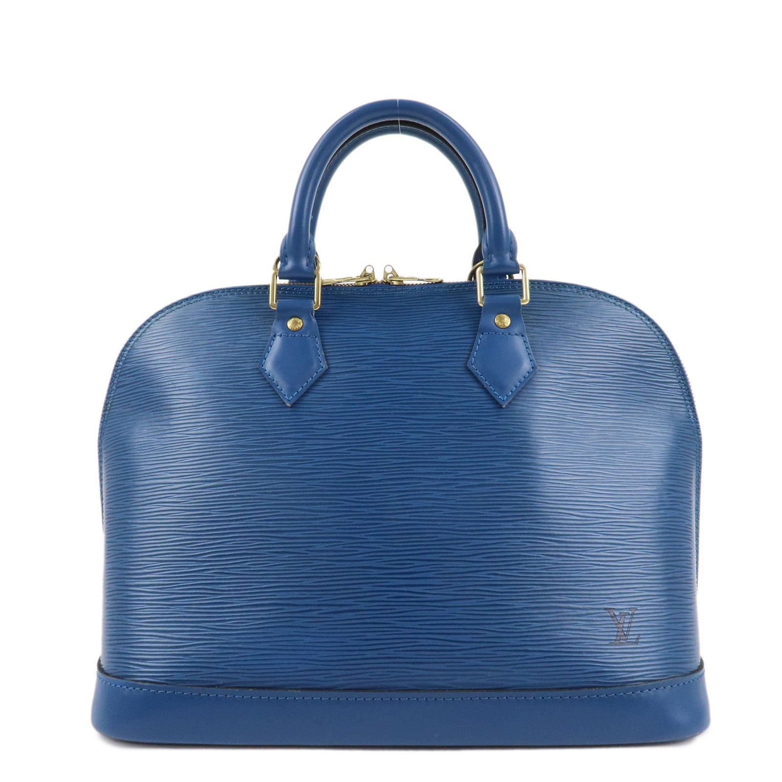 Louis-Vuitton-Epi-Alma-Hand-Bag-Toledo-Blue-M52145