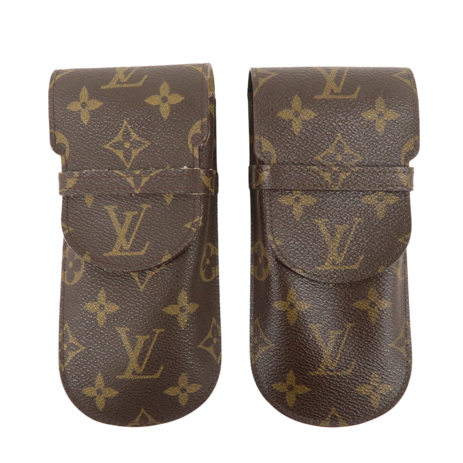 Louis-Vuitton-Monogram-Set-of-2-etui-a-lunettes-lavel-Glasses-Case