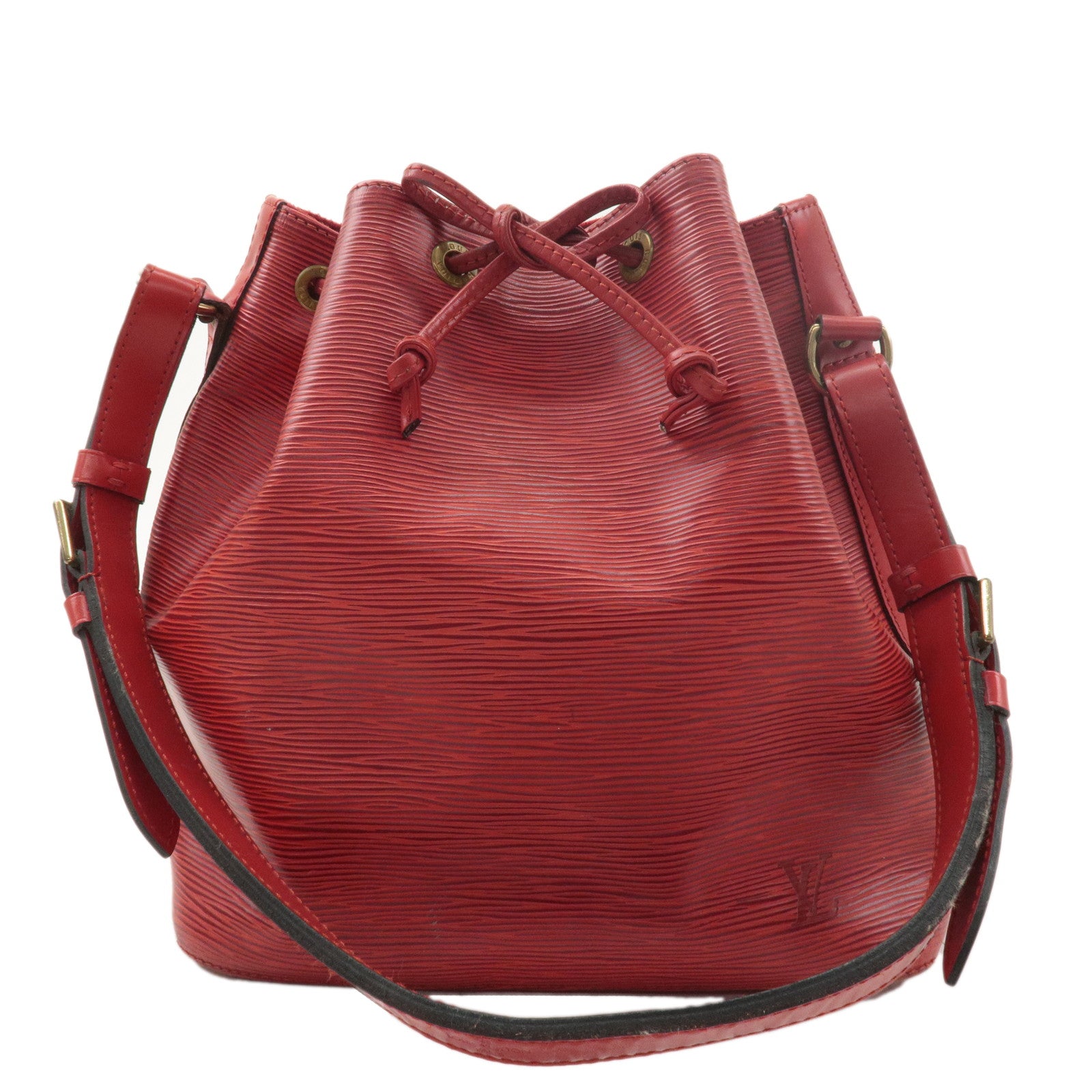 Louis Vuitton Epi Petit Noe Shoulder Bag Castilian Red M44107