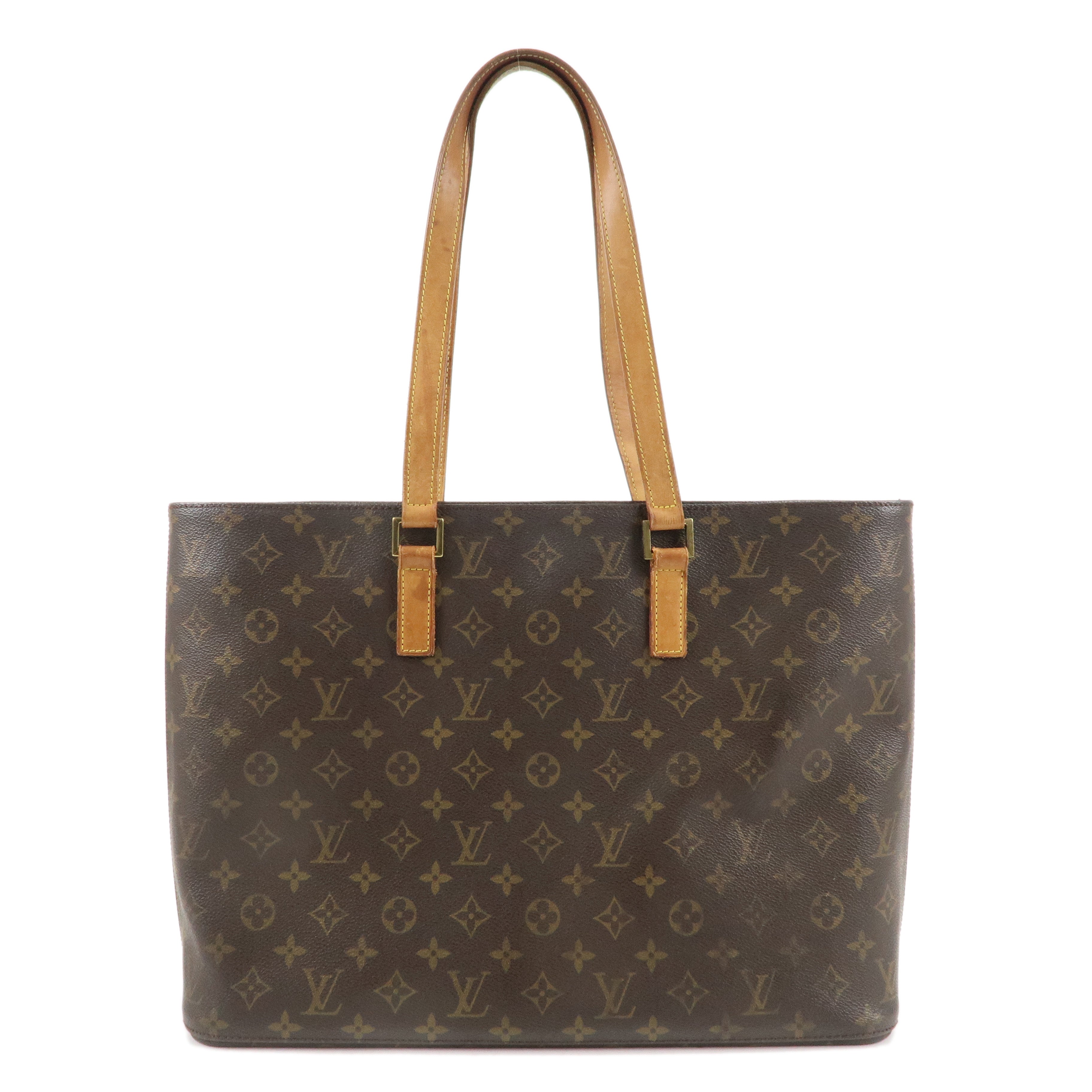 Louis Vuitton Monogram Luco Tote Bag Hand Bag Brown M51155