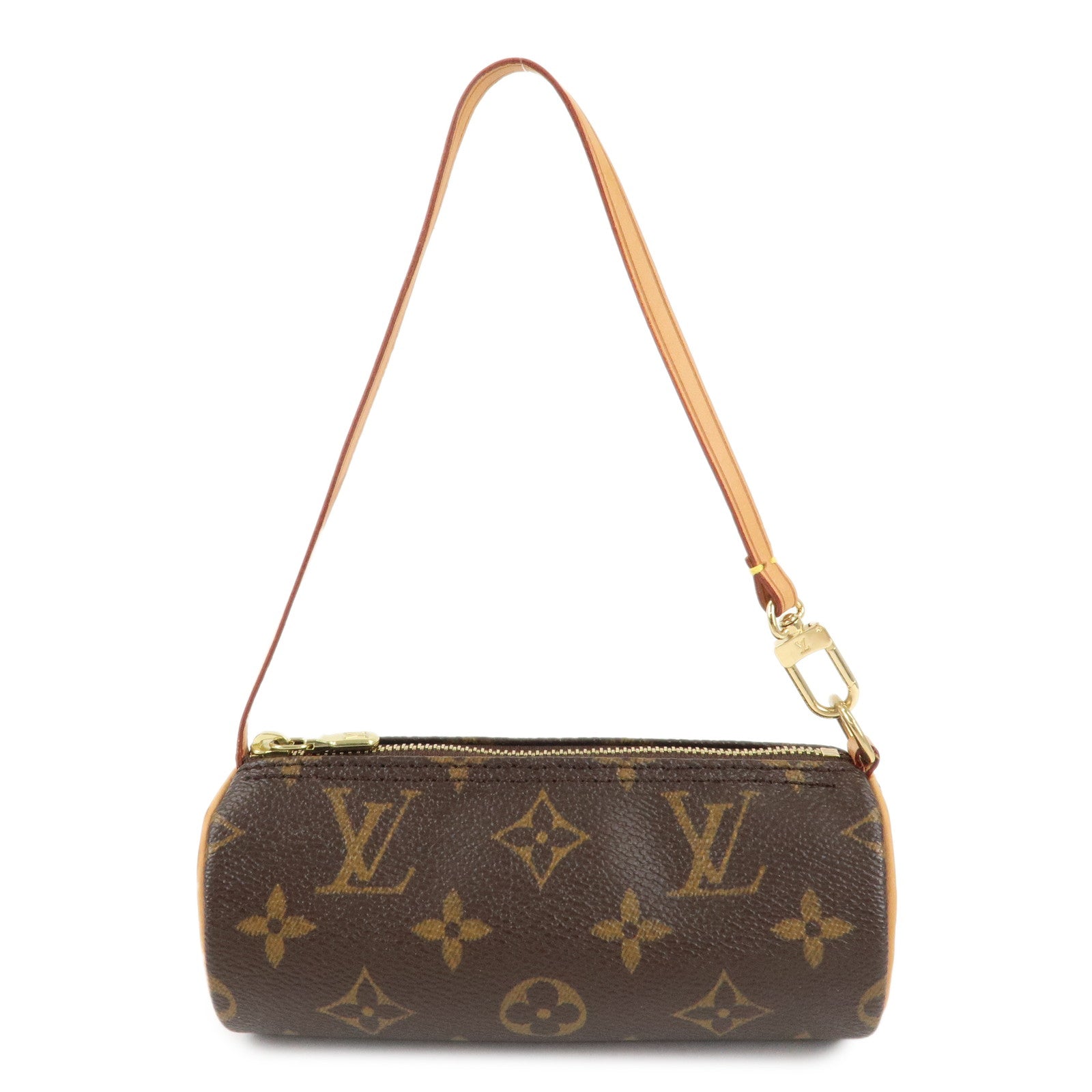 Louis-Vuitton-Monogram-Mini-Pouch-for-Papillon-Bag-New-Style-Brown