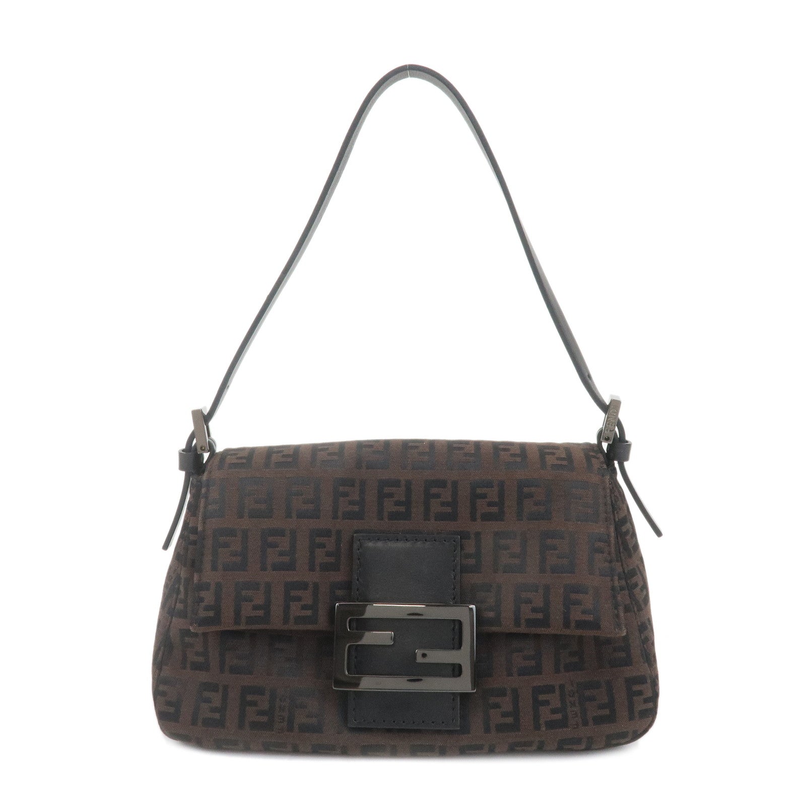 FENDI-Mini-Mamma-Baguette-Zucchino-Canvas-Leather-Hand-Bag-8BR180