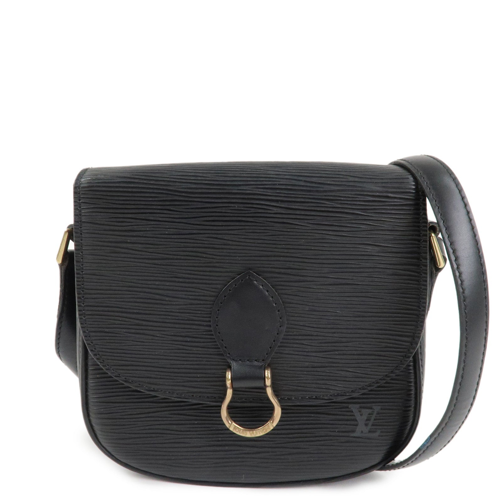 Louis-Vuitton-Epi-Mini-Saint-Cloud-Shoulder-Bag-Black-M52212