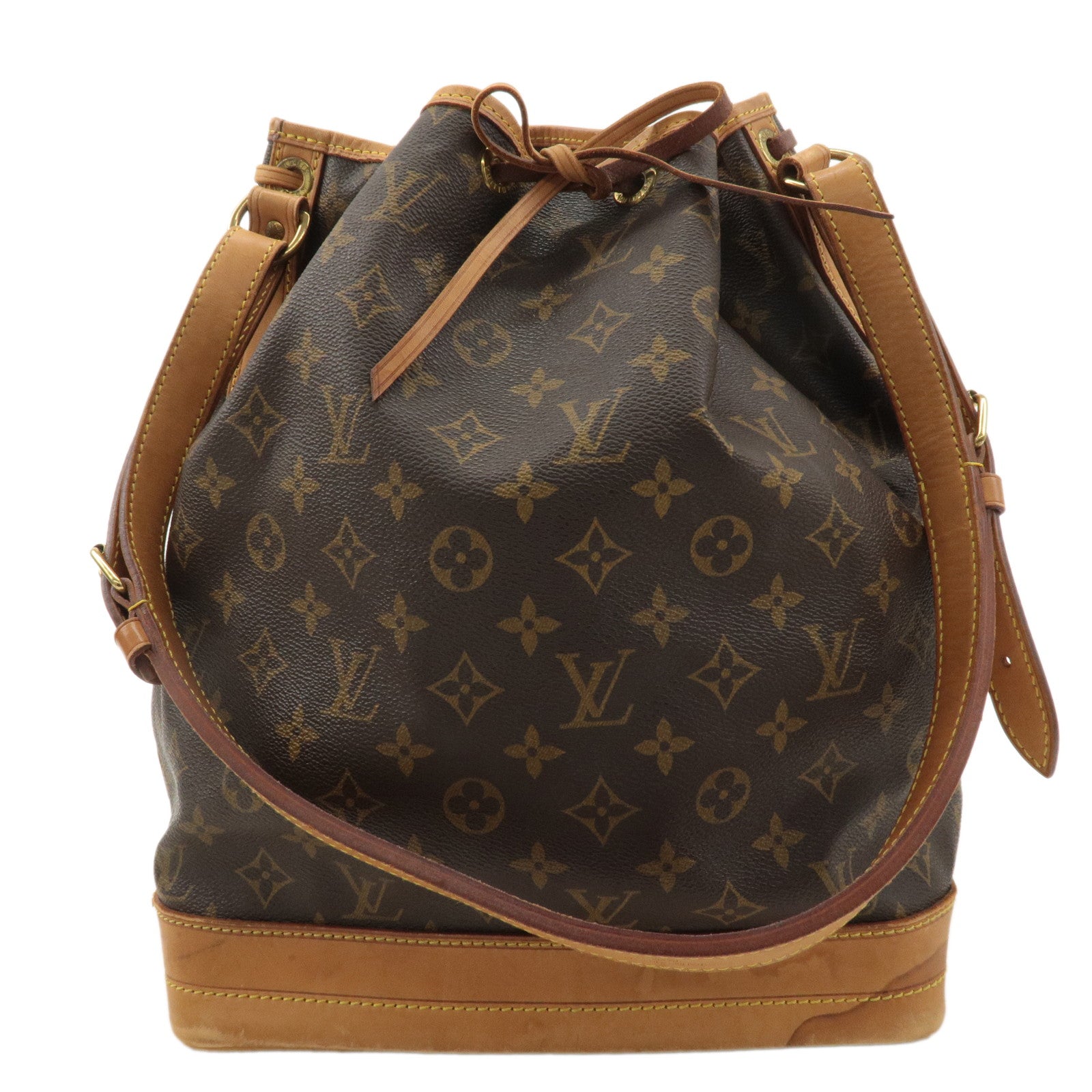 Louis-Vuitton-Monogram-Noe-Shoulder-Bag-Hand-Bag-Brown-M42224