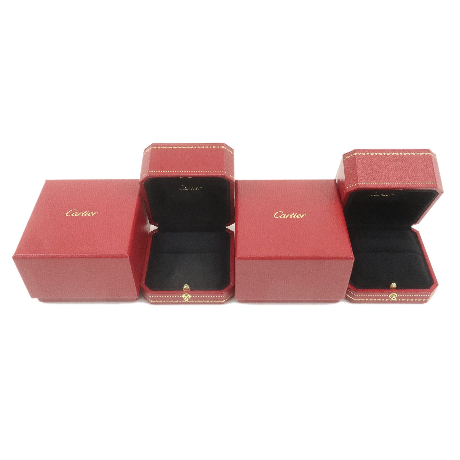 Cartier Set of 2 Ring Box Display Box Jewelry Box For Ring