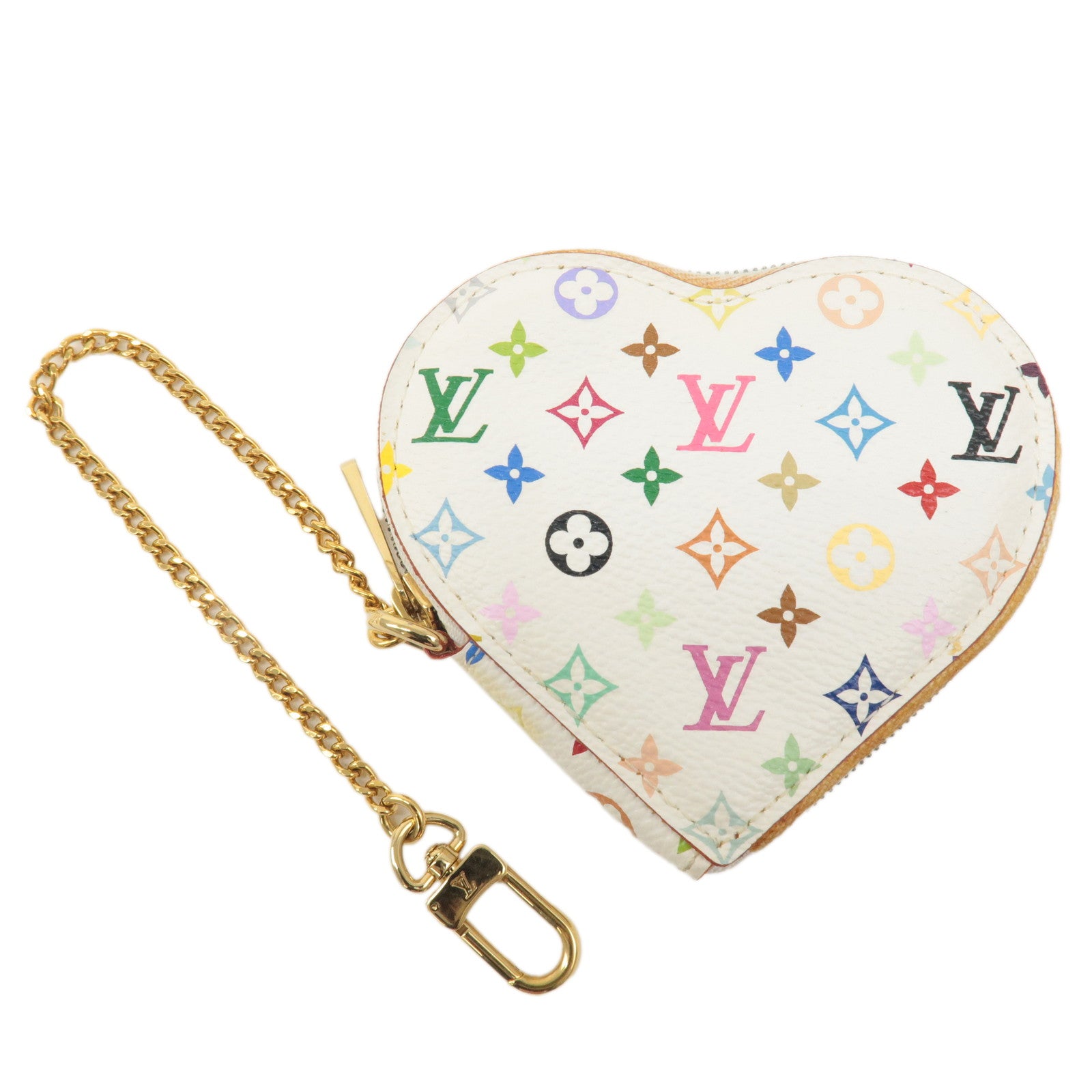 Louis Vuitton Monogram Multi Color Porte Monnaie Coeur M60040