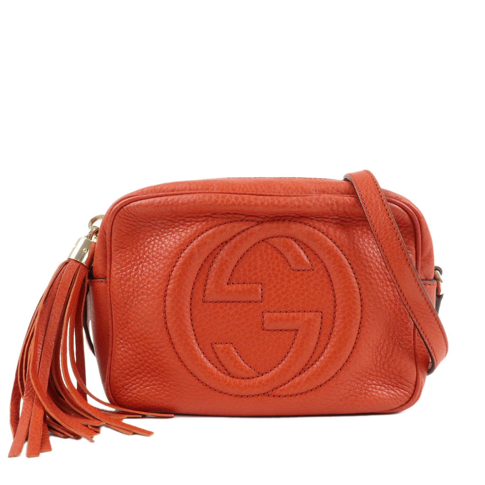 GUCCI-SOHO-Small-Disco-Leather-Shoulder-Bag-Orange-308364