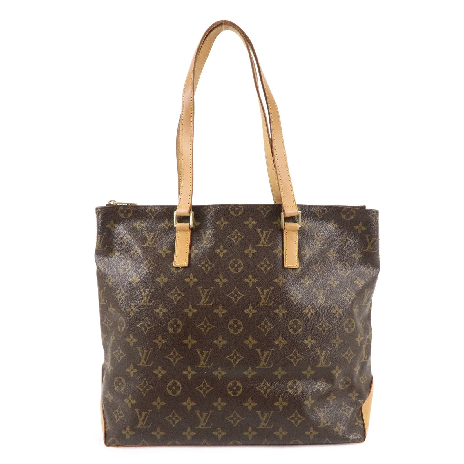 Louis-Vuitton-Monogram-Cabas-Mezzo-Tote-Bag-Brown-M51151