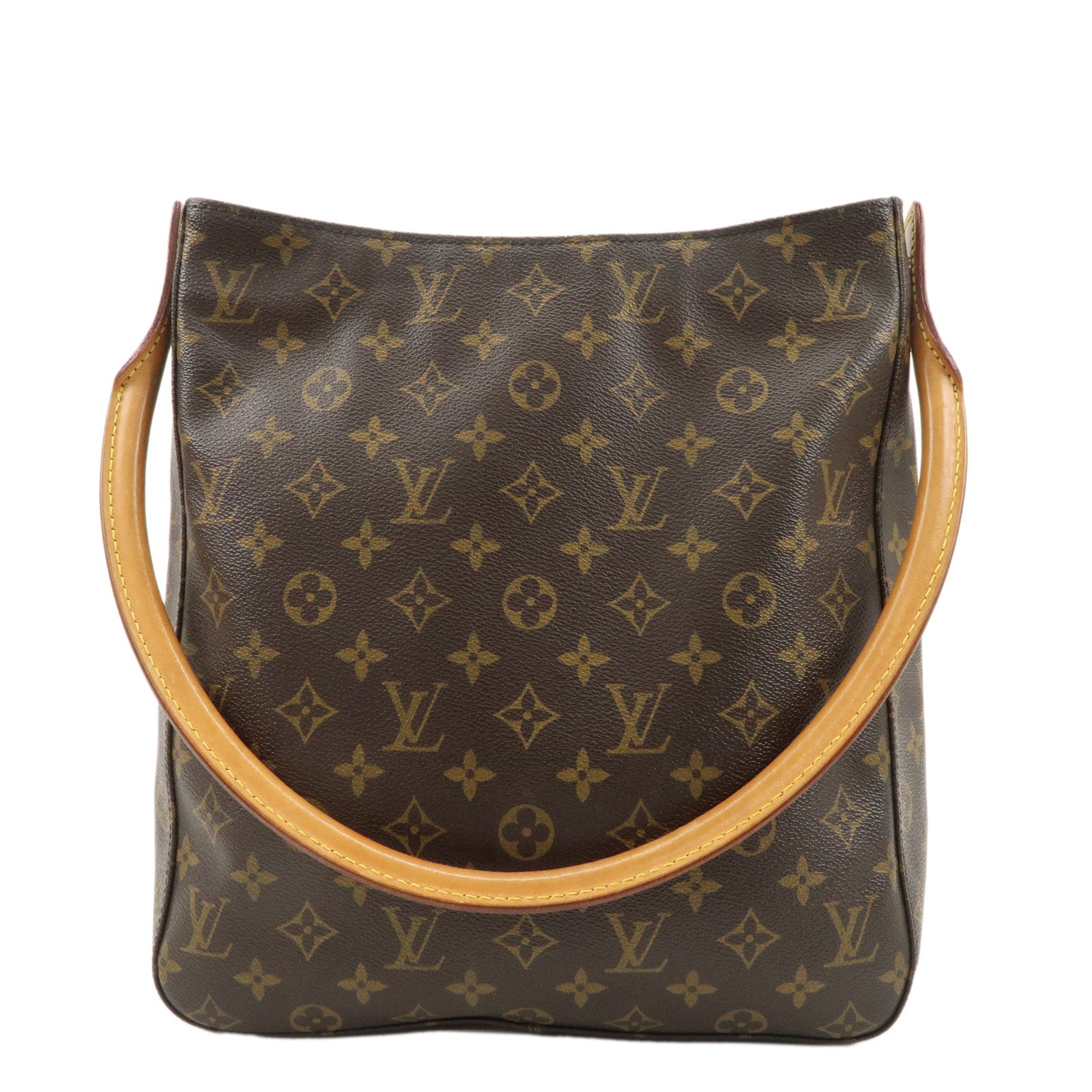 Louis-Vuitton-Monogram-Looping-GM-Shoulder-Bag-Brown-M51145