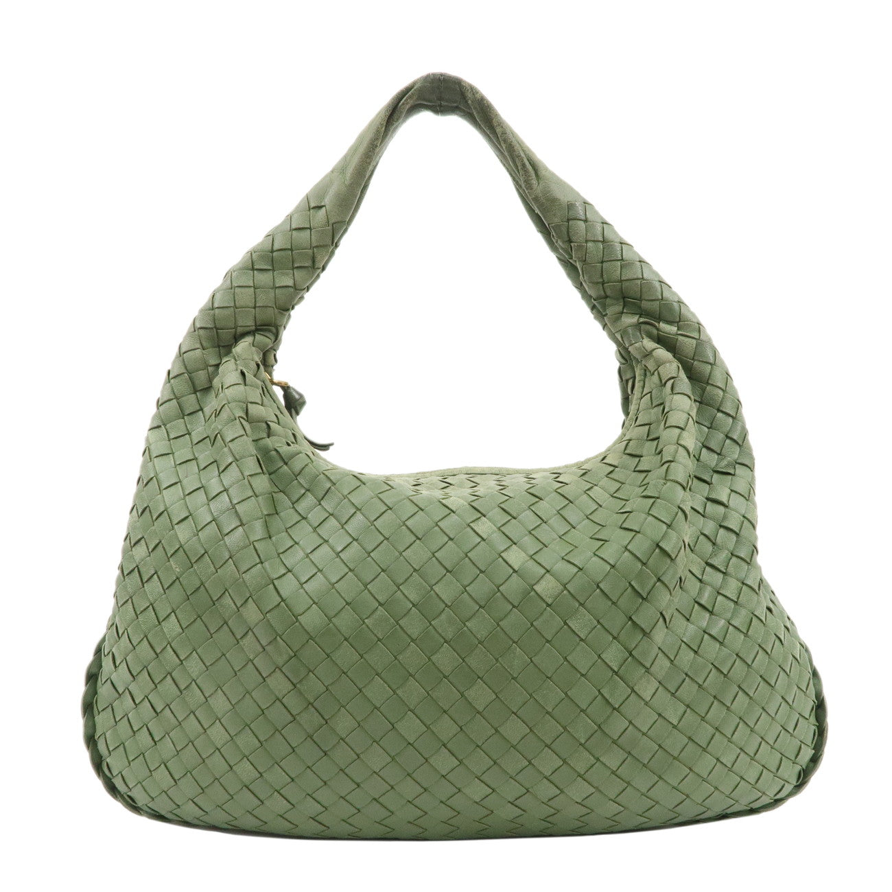 BOTTEGA-VENETA-Hobo-Intrecciato-Leather-Shoulder-Bag-Breen-115653