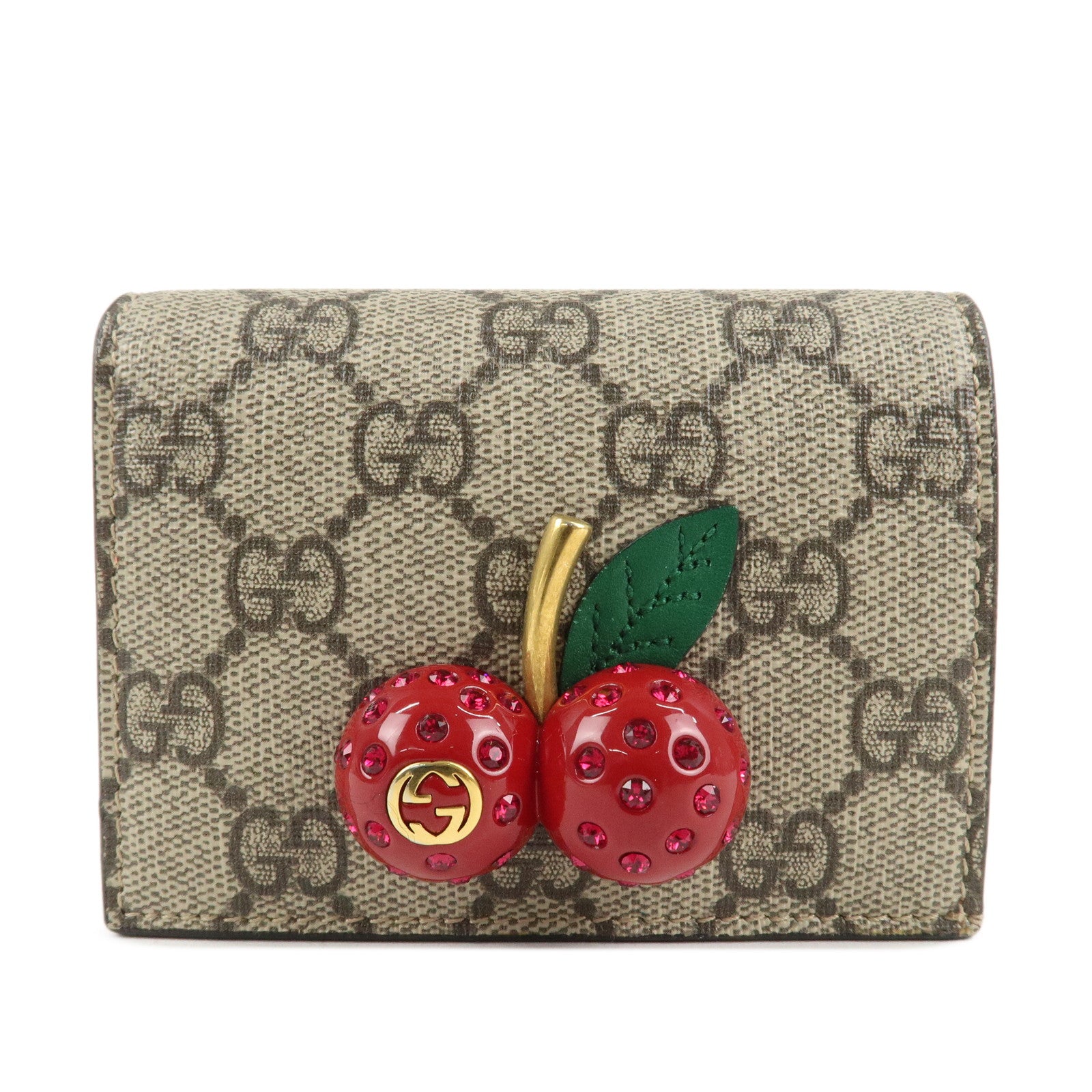 GUCCI-Interlocking-G-GG-Supreme-Cherry-Compact-Wallet-476050