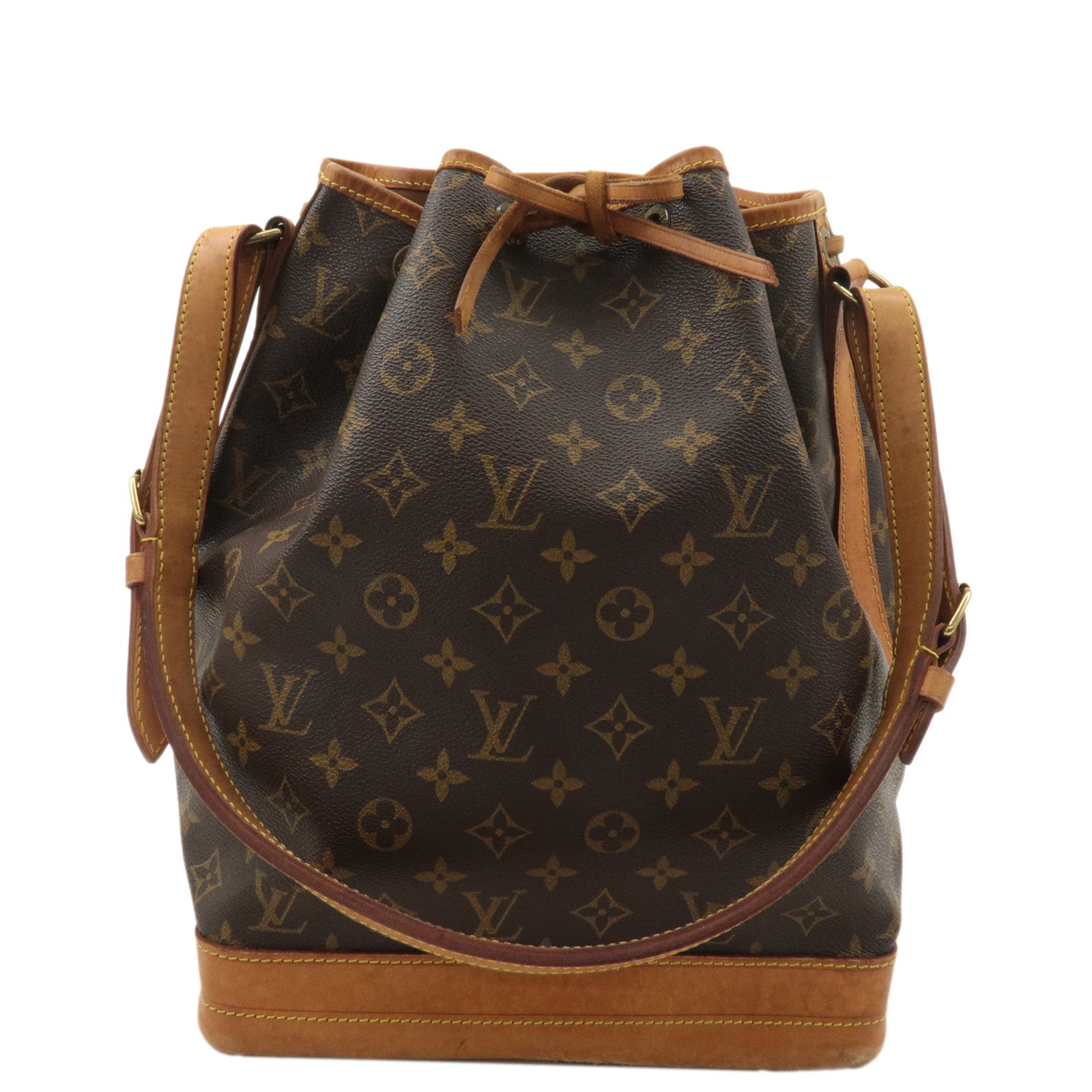 Louis-Vuitton-Monogram-Noe-Shoulder-Bag-Hand-Bag-Brown-M42224