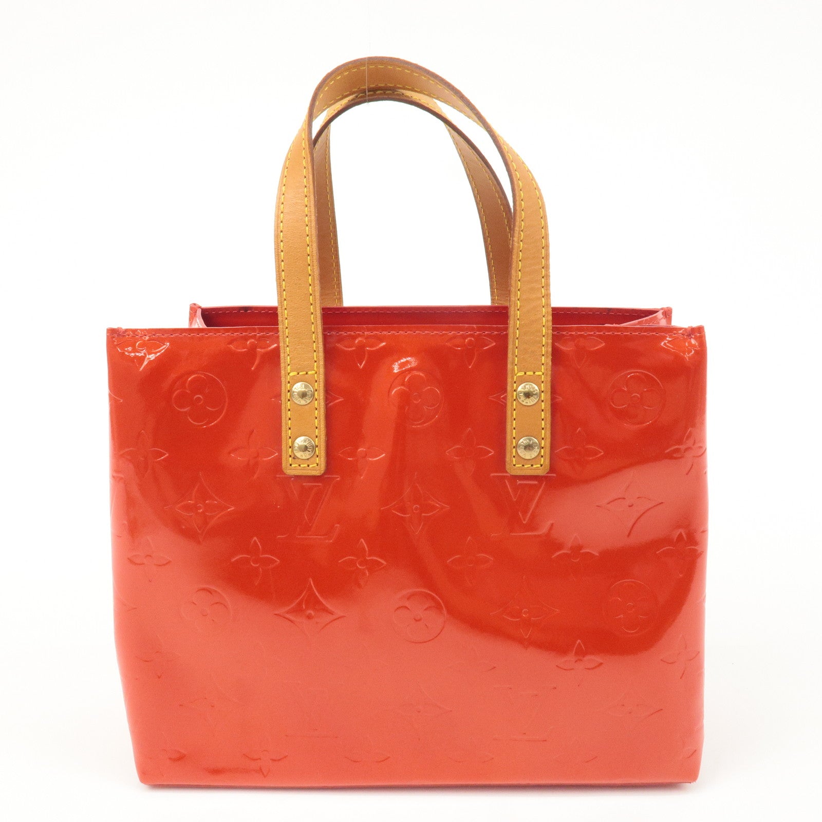 Louis-Vuitton-Monogram-Vernis-Lead-PM-Hand-Bag-Rouge-M91088