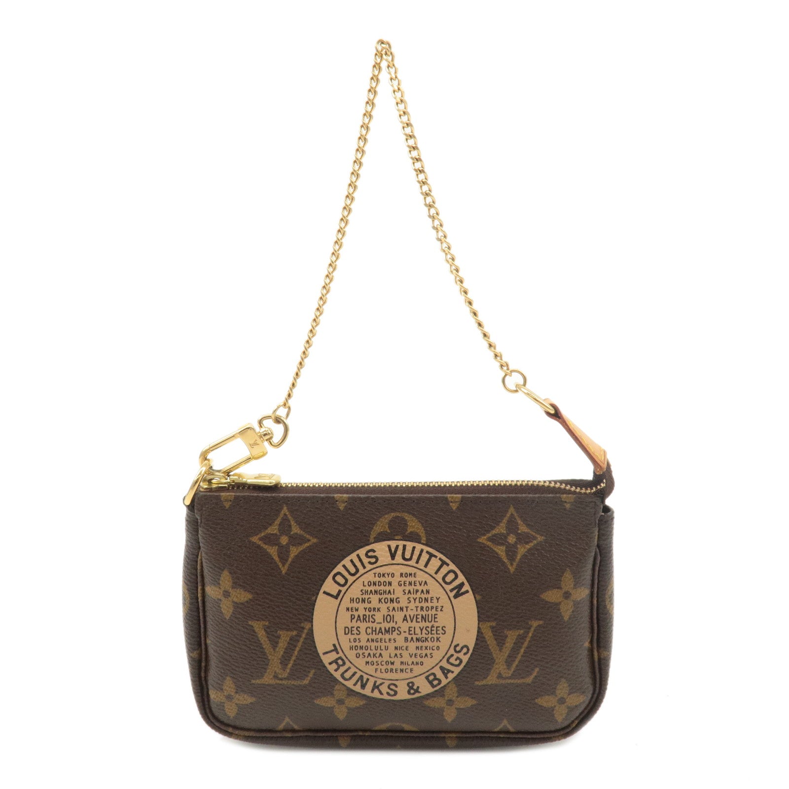 Louis Vuitton Monogram T&B Mini Pochette Accessoires Pouch M60153