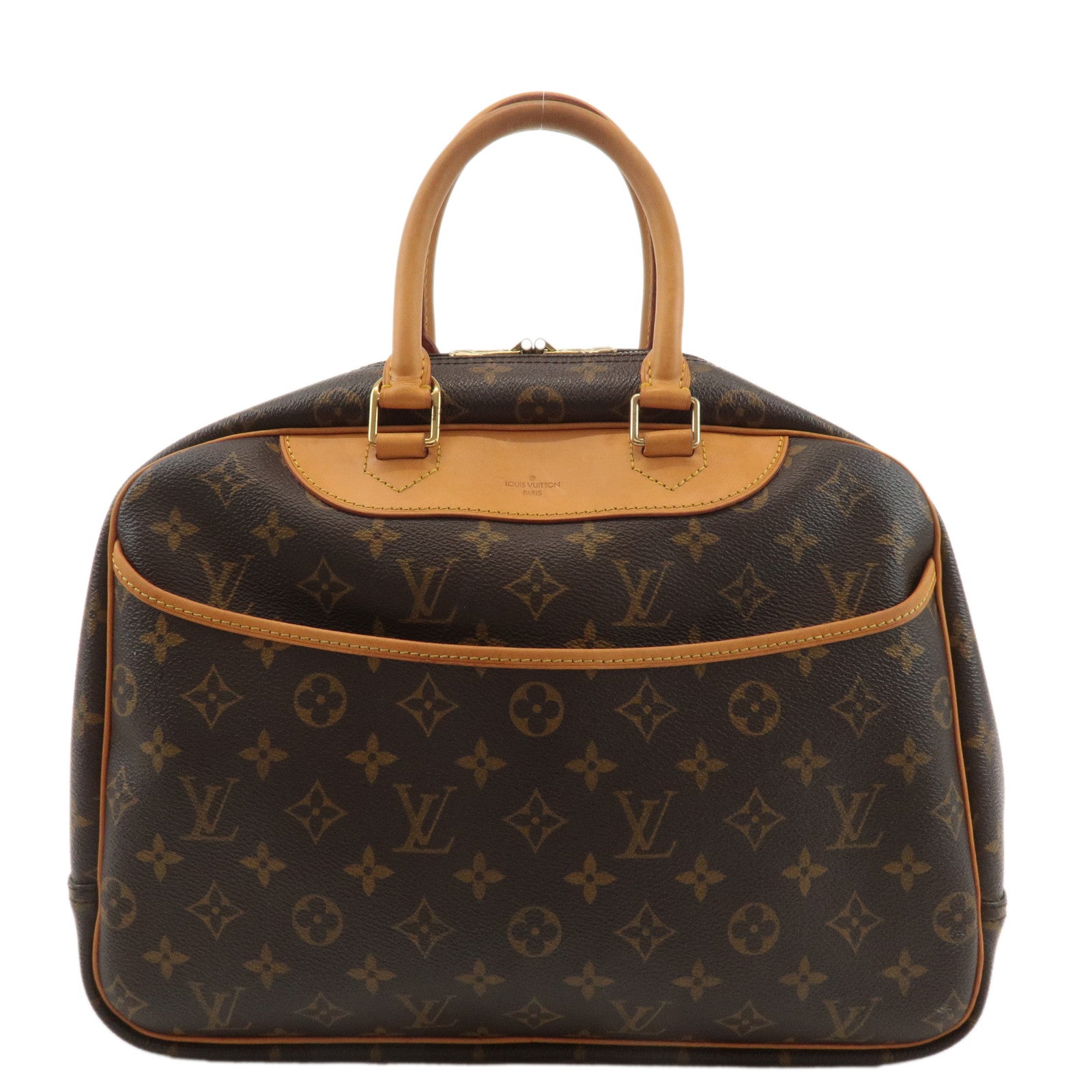 Louis-Vuitton-Monogram-Deauville-Hand-Bag-Brown-M47270