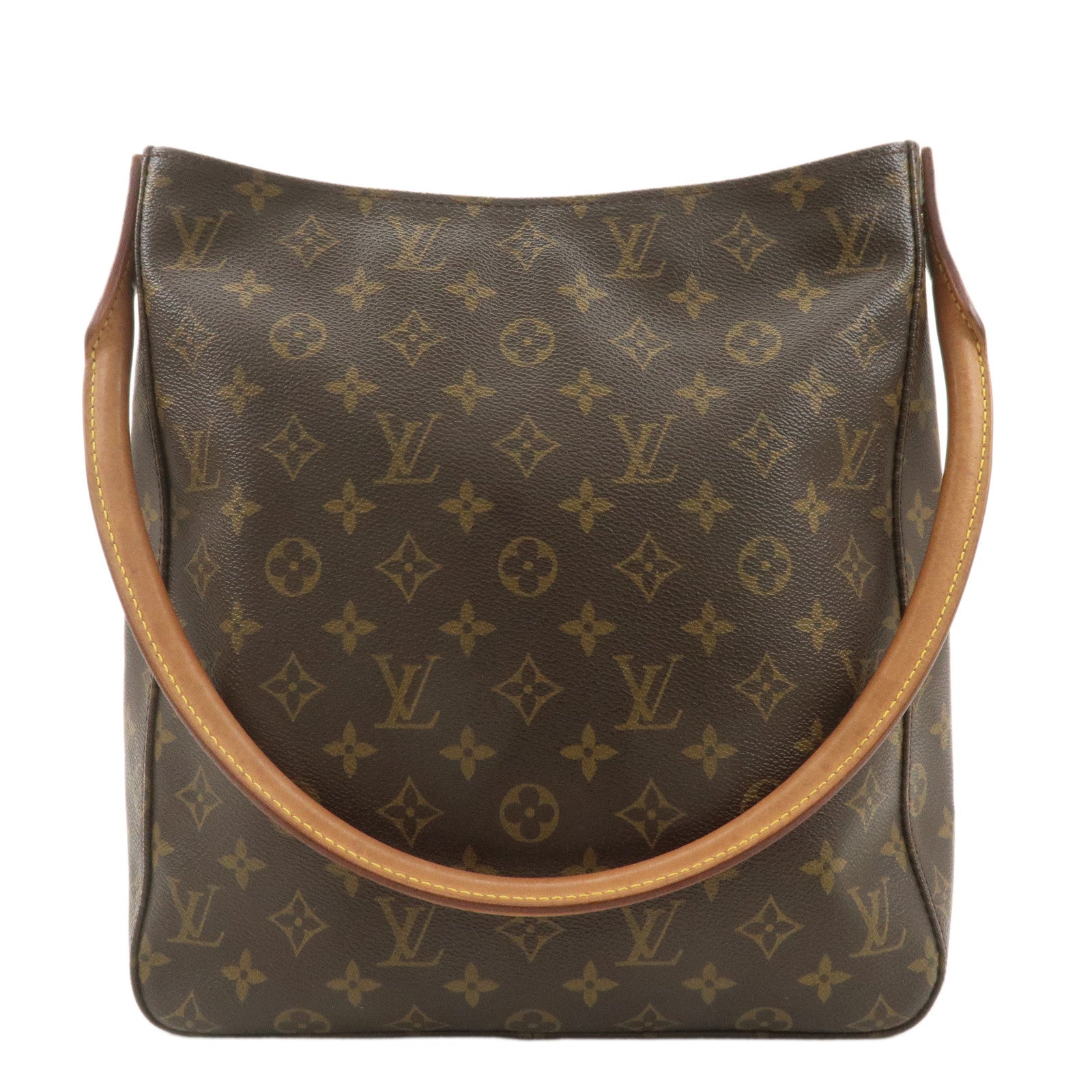 Louis Vuitton Monogram Looping GM Shoulder Bag Brown M51145